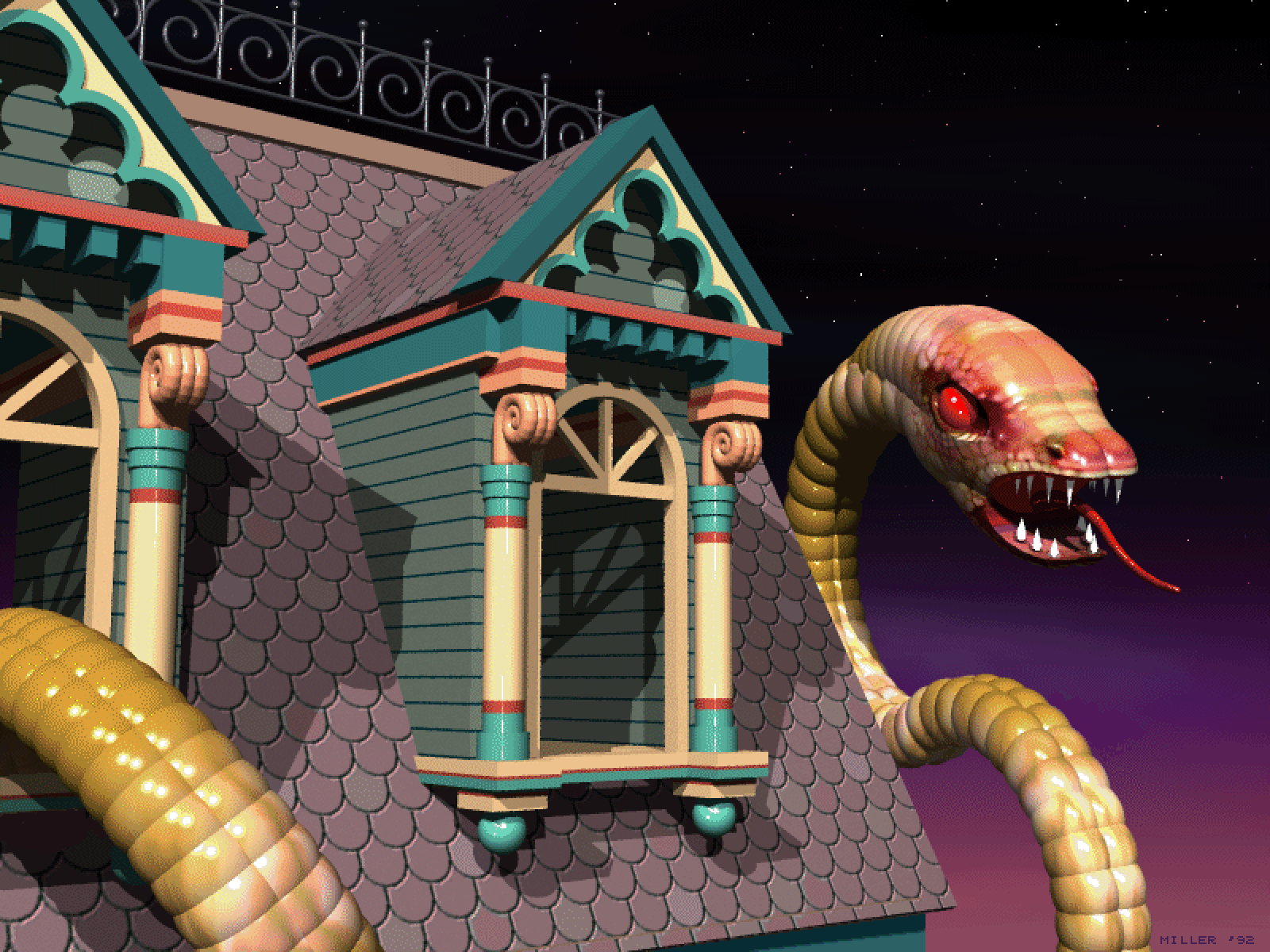 Monster House by Miller [1992] | Scrolller