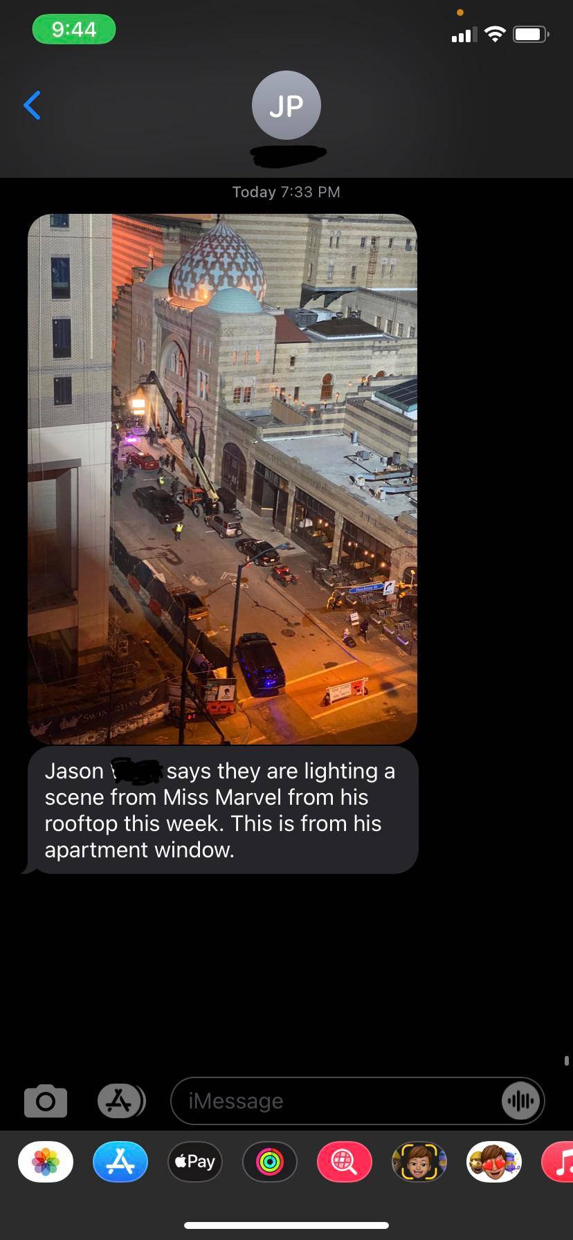 Ms. Marvel filming in Atlanta at the Fox Scrolller