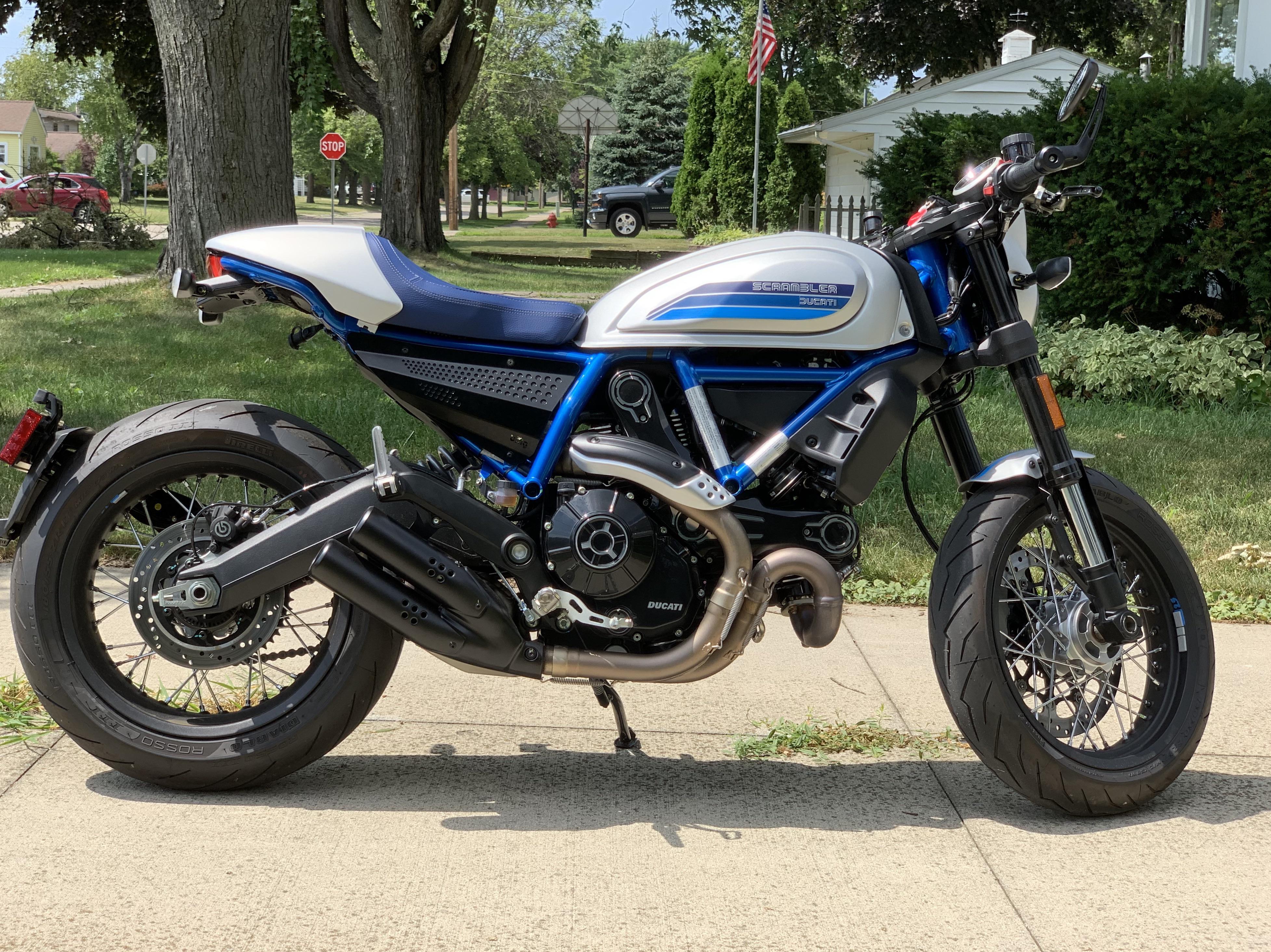 My 19 Cafe Racer with BMG Concepts side panels via Astroscrambler ...