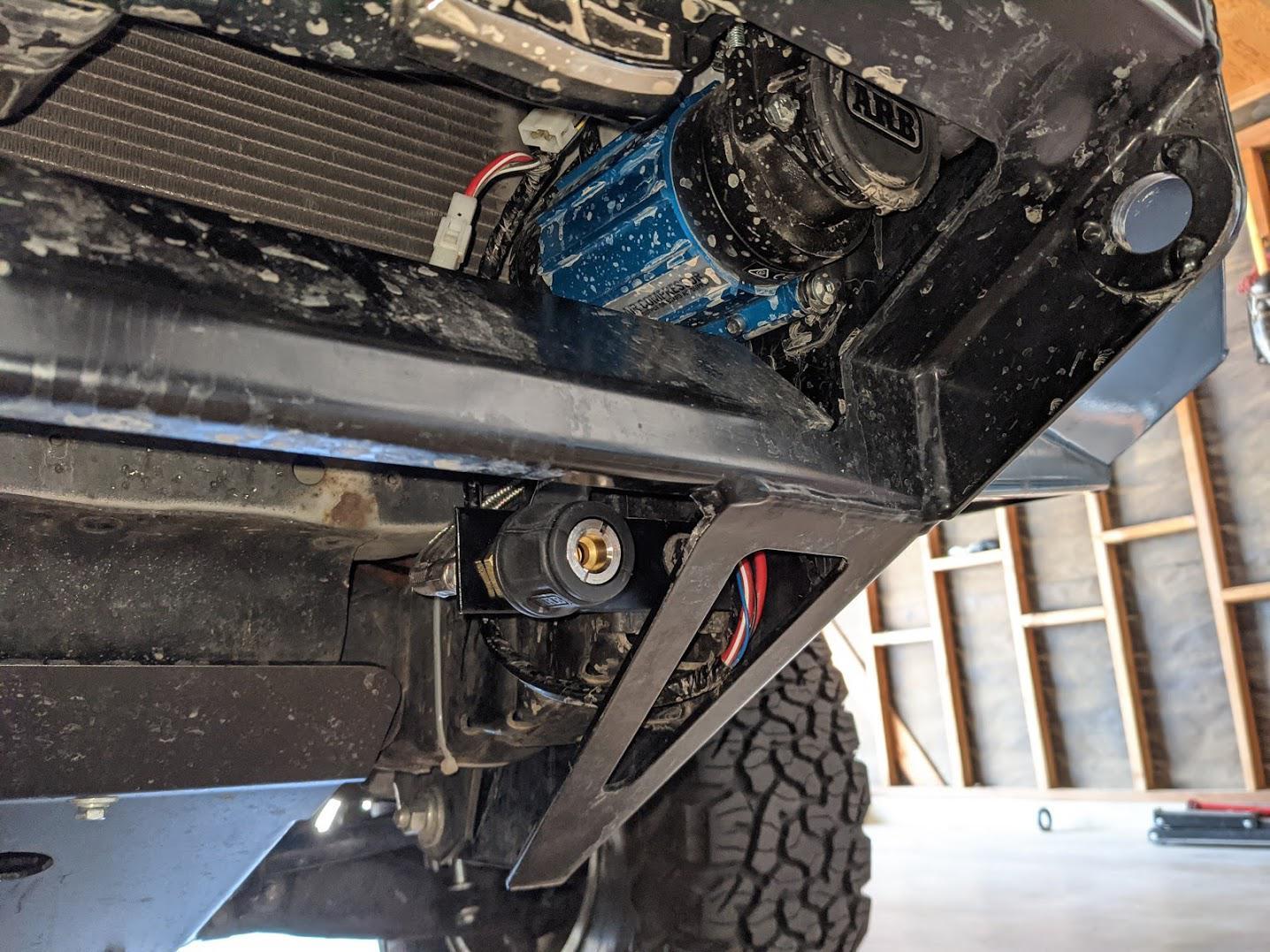My ARB compressor and quick-connect install | Scrolller