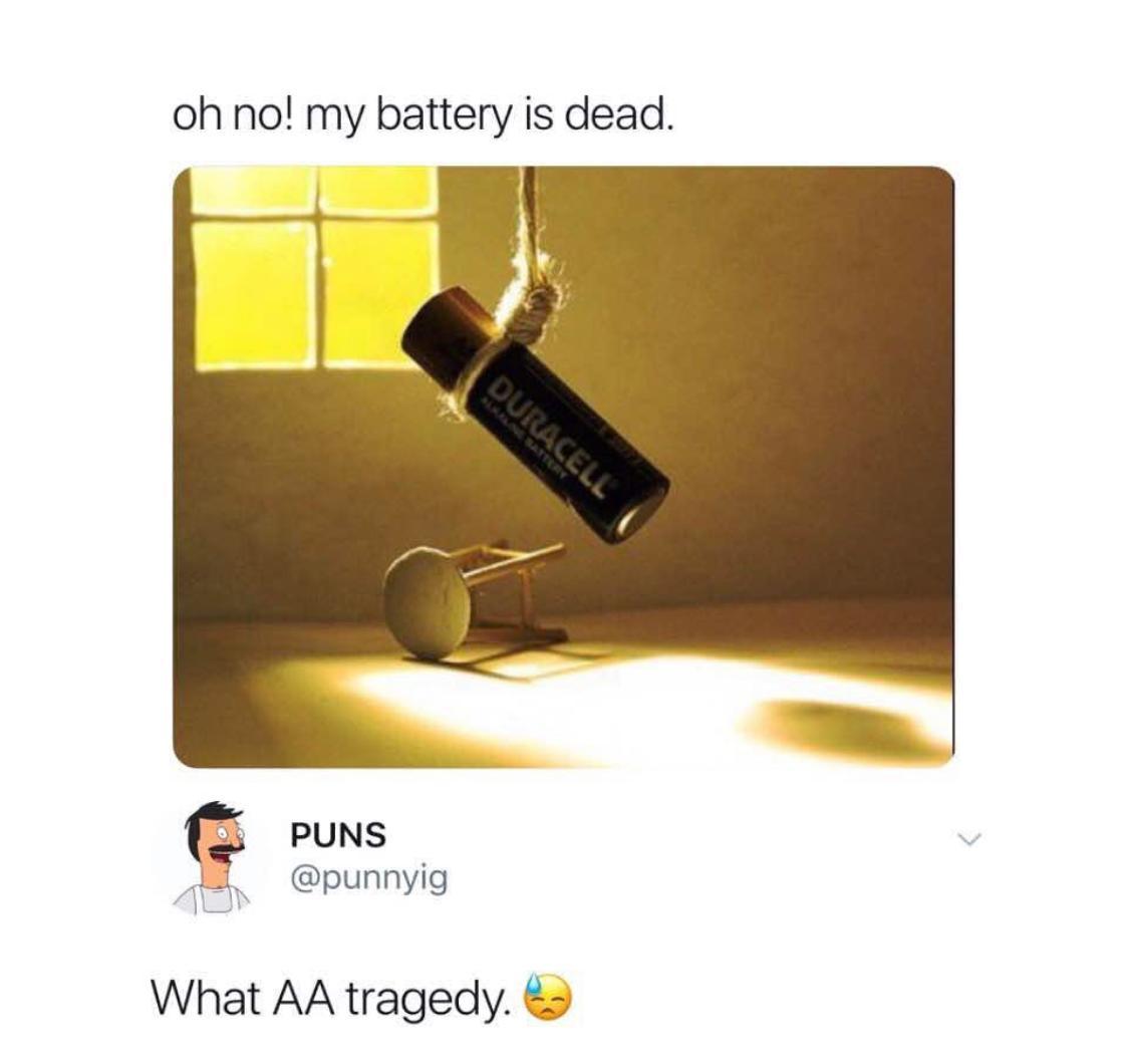 My Battery is dead Scrolller