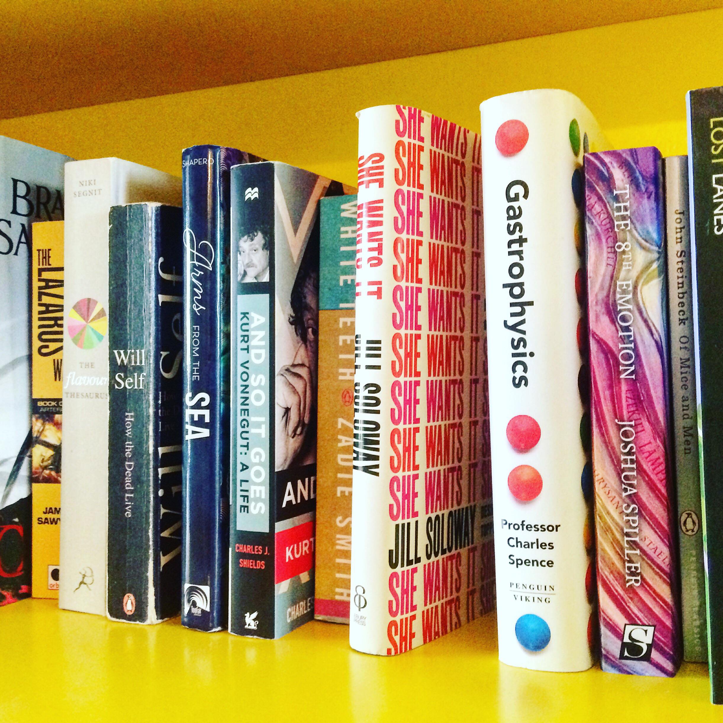 My bookshelves are yellow | Scrolller