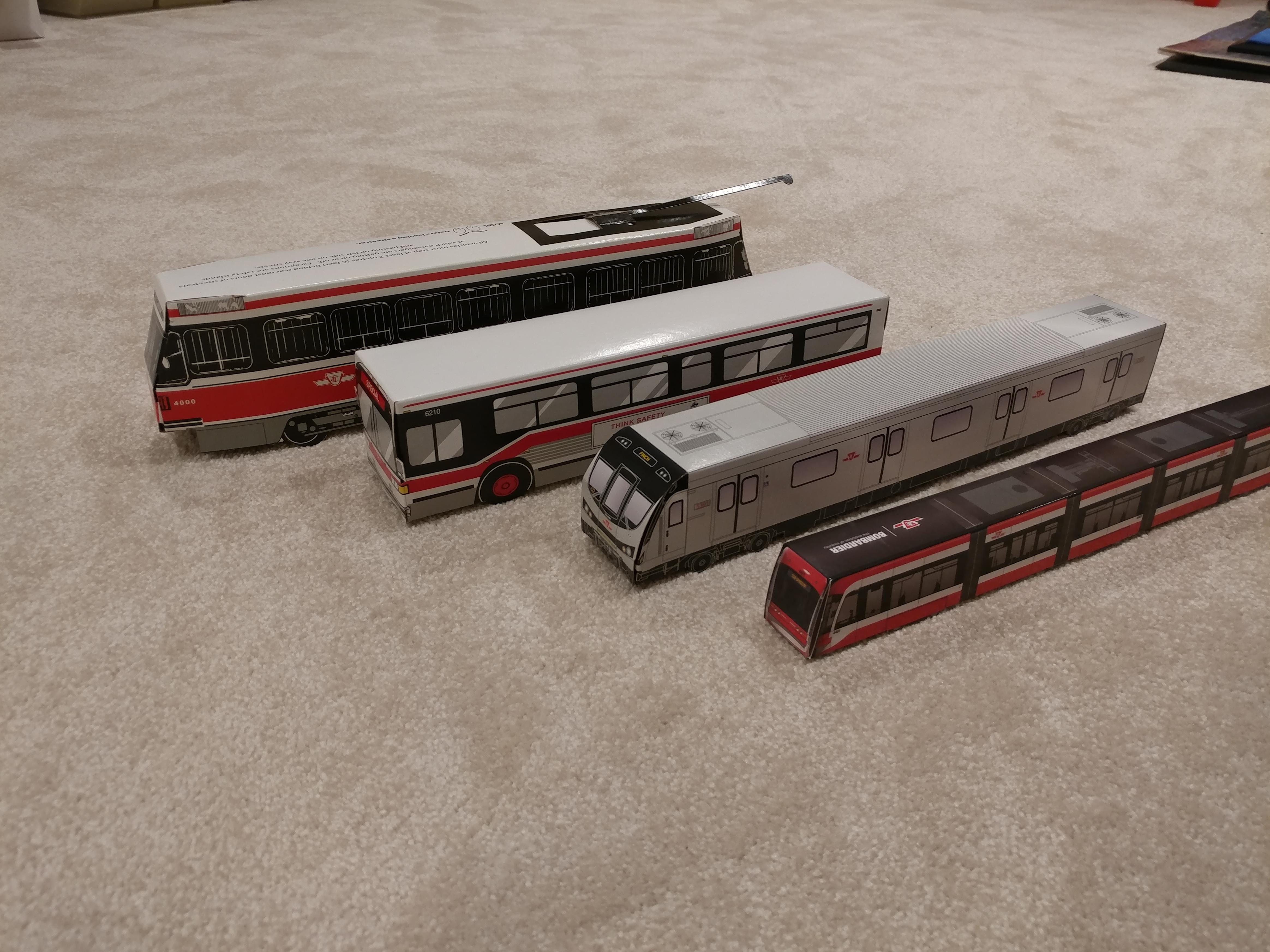Ttc Paper Bus Thread My collection of TTC paper models | Scrolller