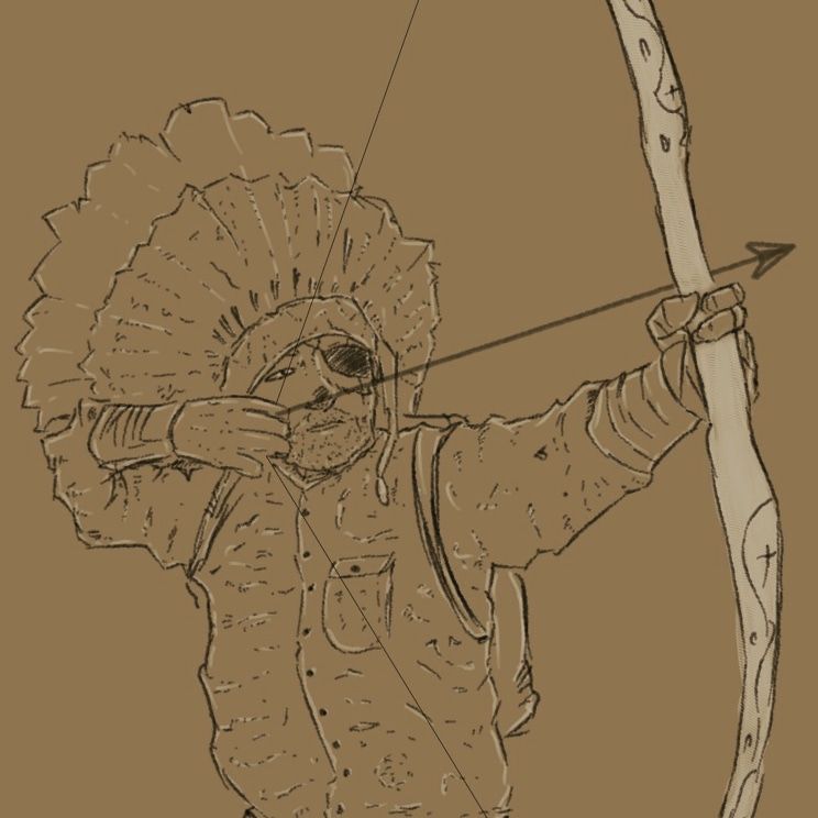 My friends character updated, after looting old rave-clothes (the ...