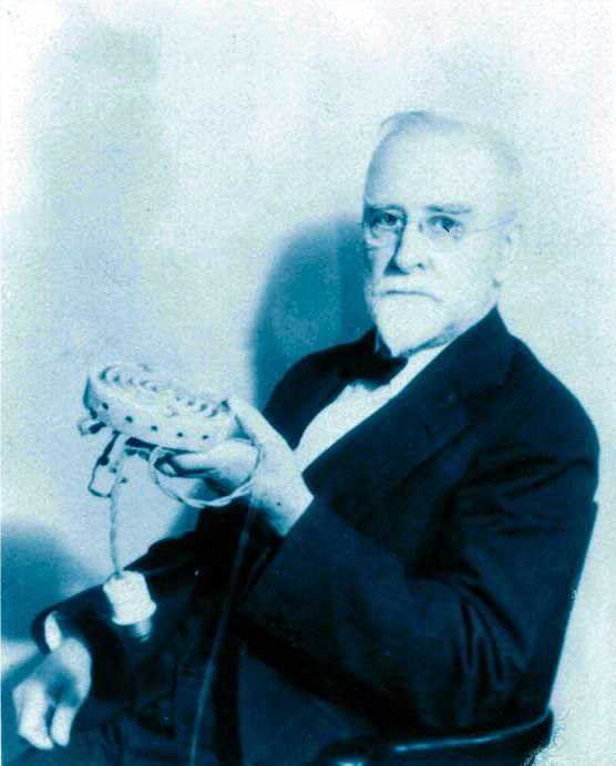 My Great-great-grandfather Holding His Invention Of The First Electric ...