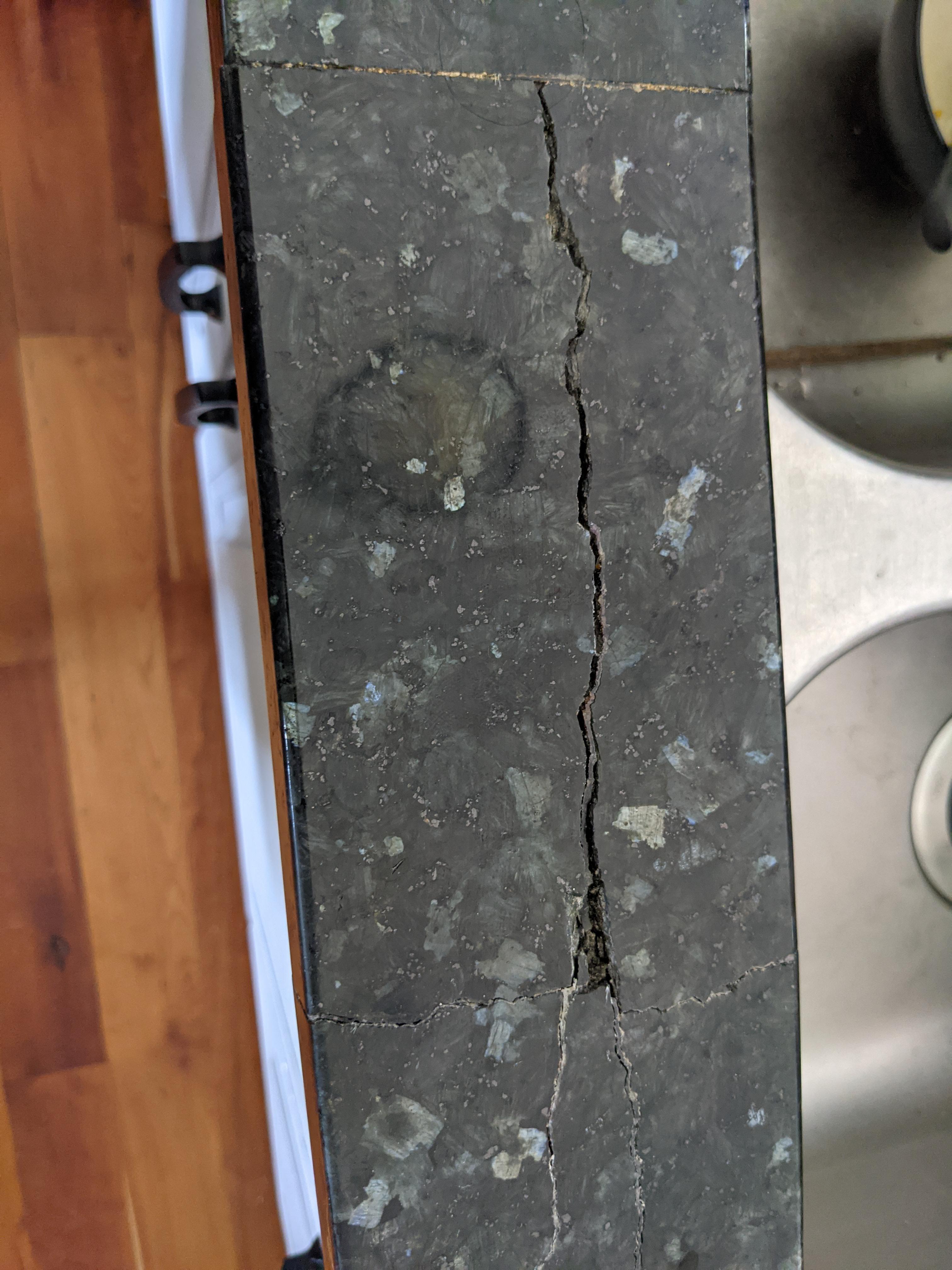 My kitchen counter to is starting to crack. How do I keep if from