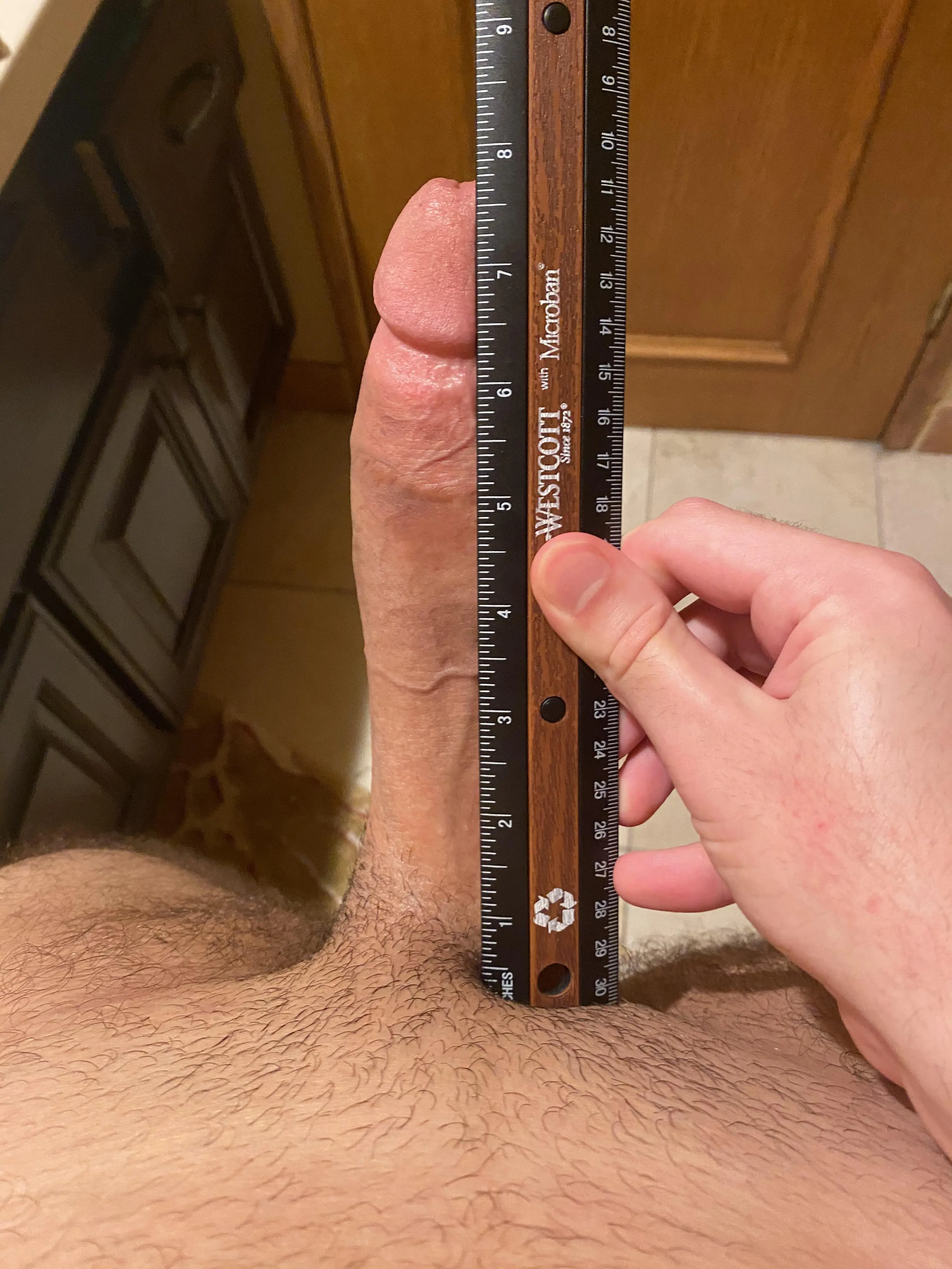 My true dick size
