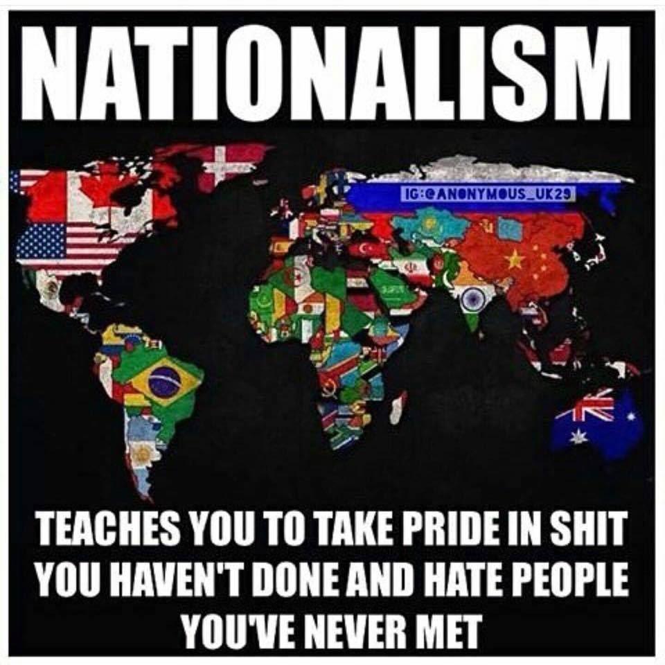 Nationalism explained in a meme. | Scrolller