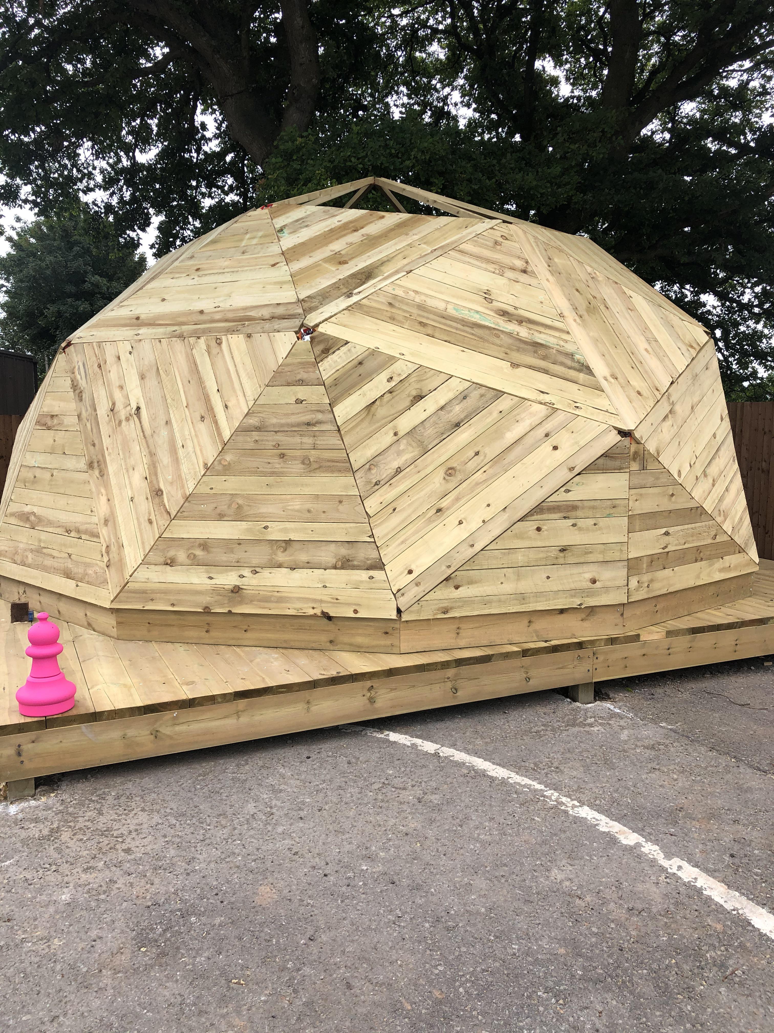 Dome Cladding Nearly finished cladding my first dome | Scrolller