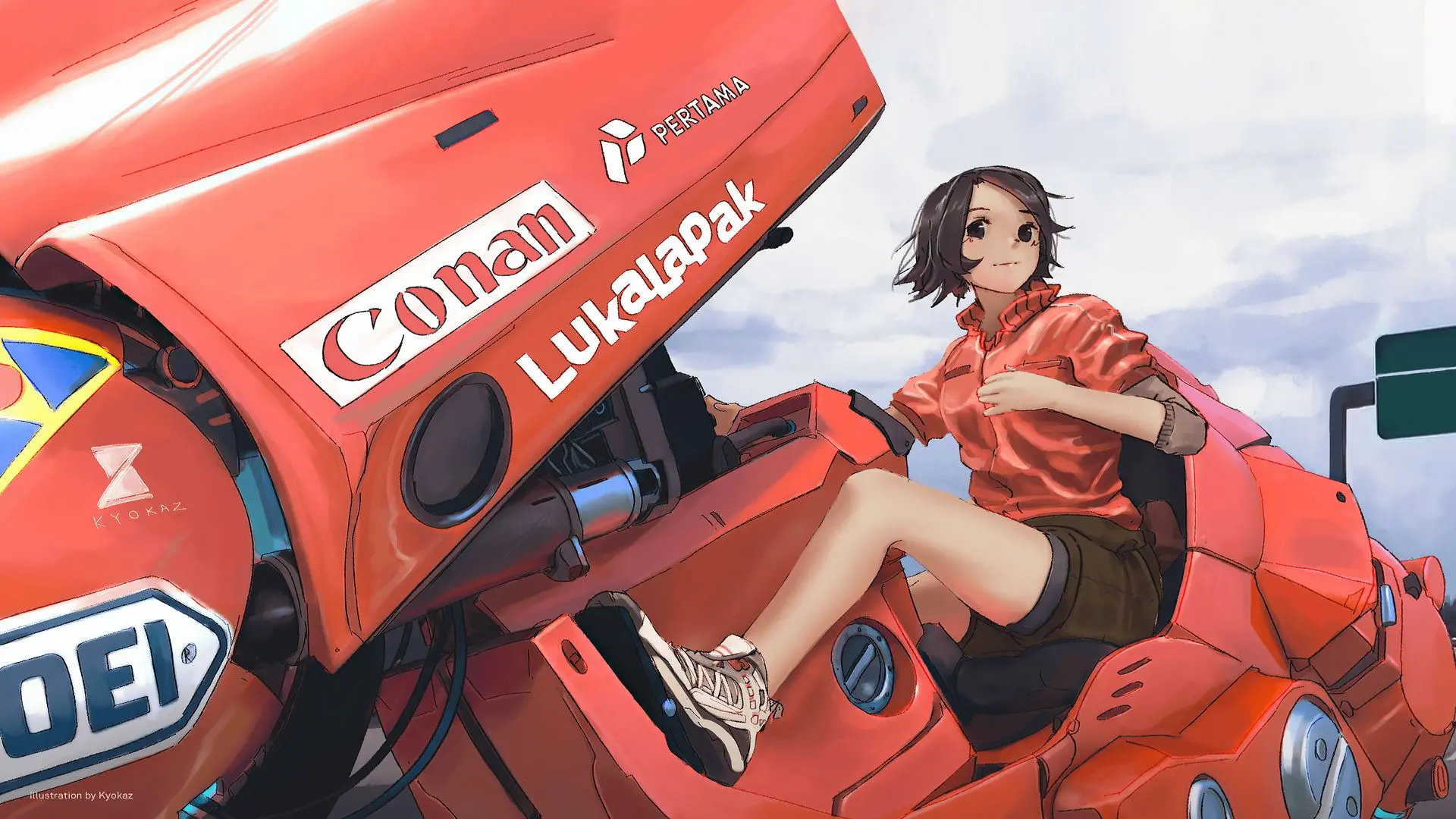 Neo-Tokyo Rider [Akira/Original] (5950x3347) | Scrolller