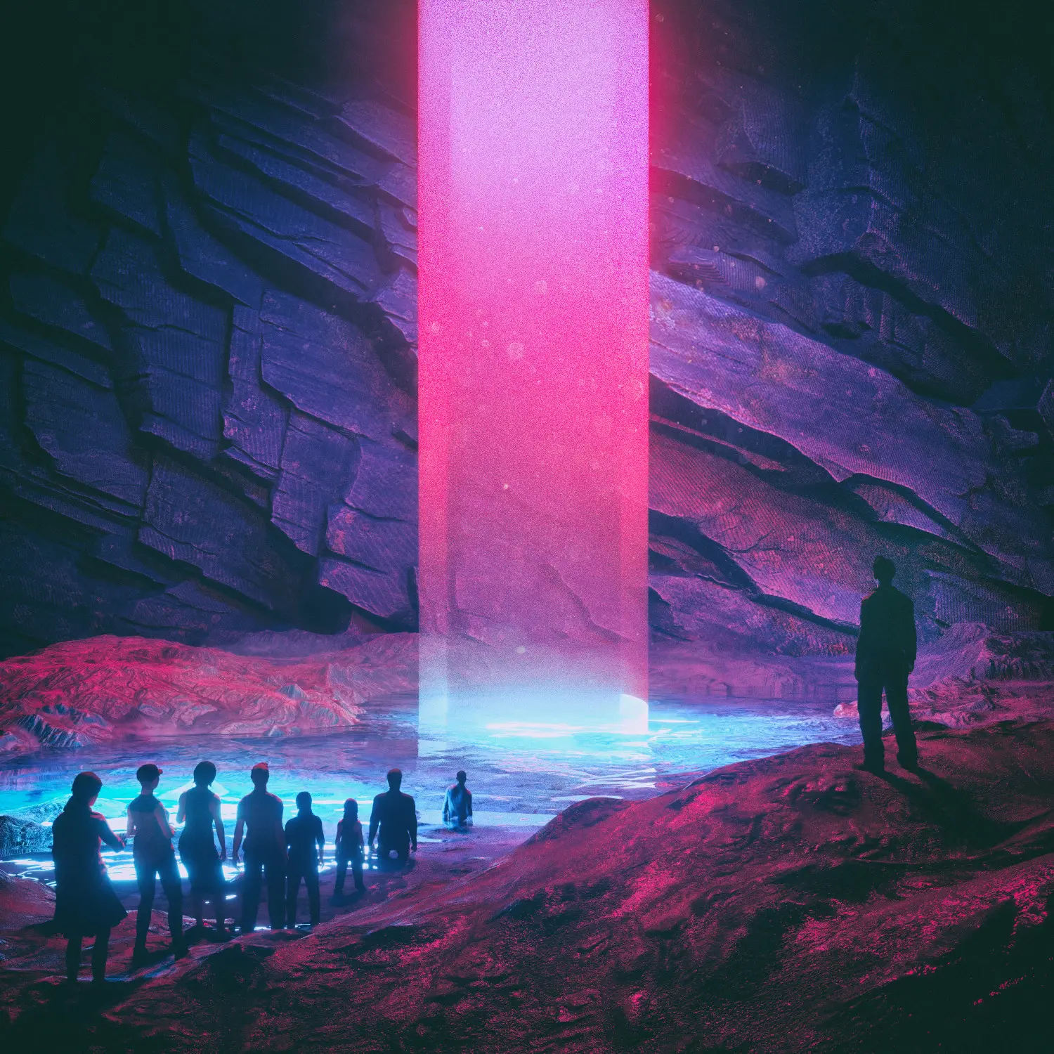 Discover more like SpecArt: 'Neon Baptism' by Beeple, aka Mike ...