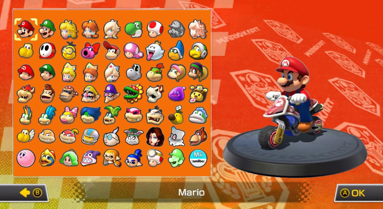 New Mario Kart 9 Character Roster Scrolller 6146