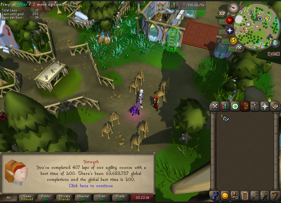 New Prifddinas agility course world record Scrolller New Prifddinas agility course world record Scrolller