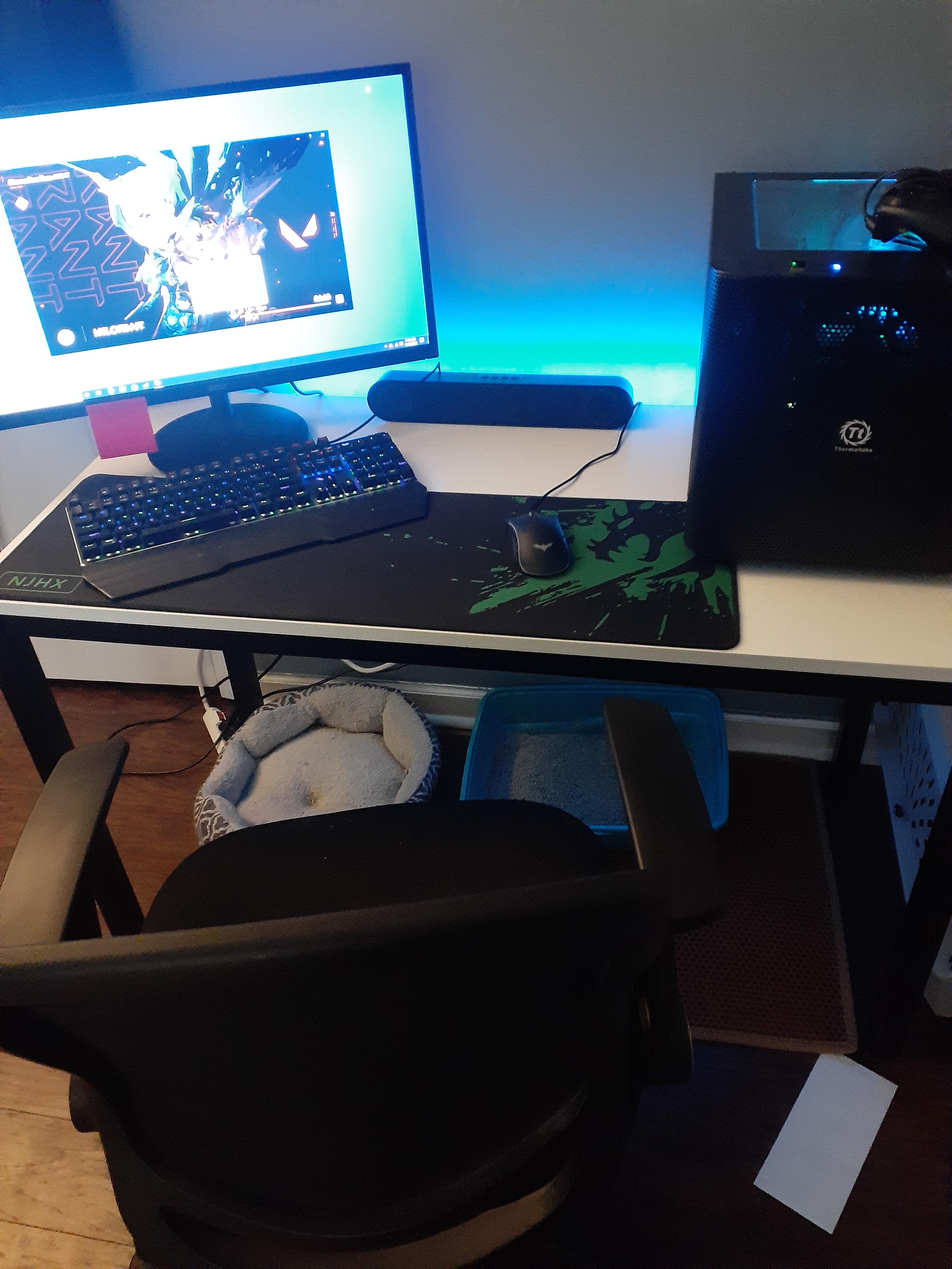 New to PC gaming and going to build a better rig soon, but my setup has ...