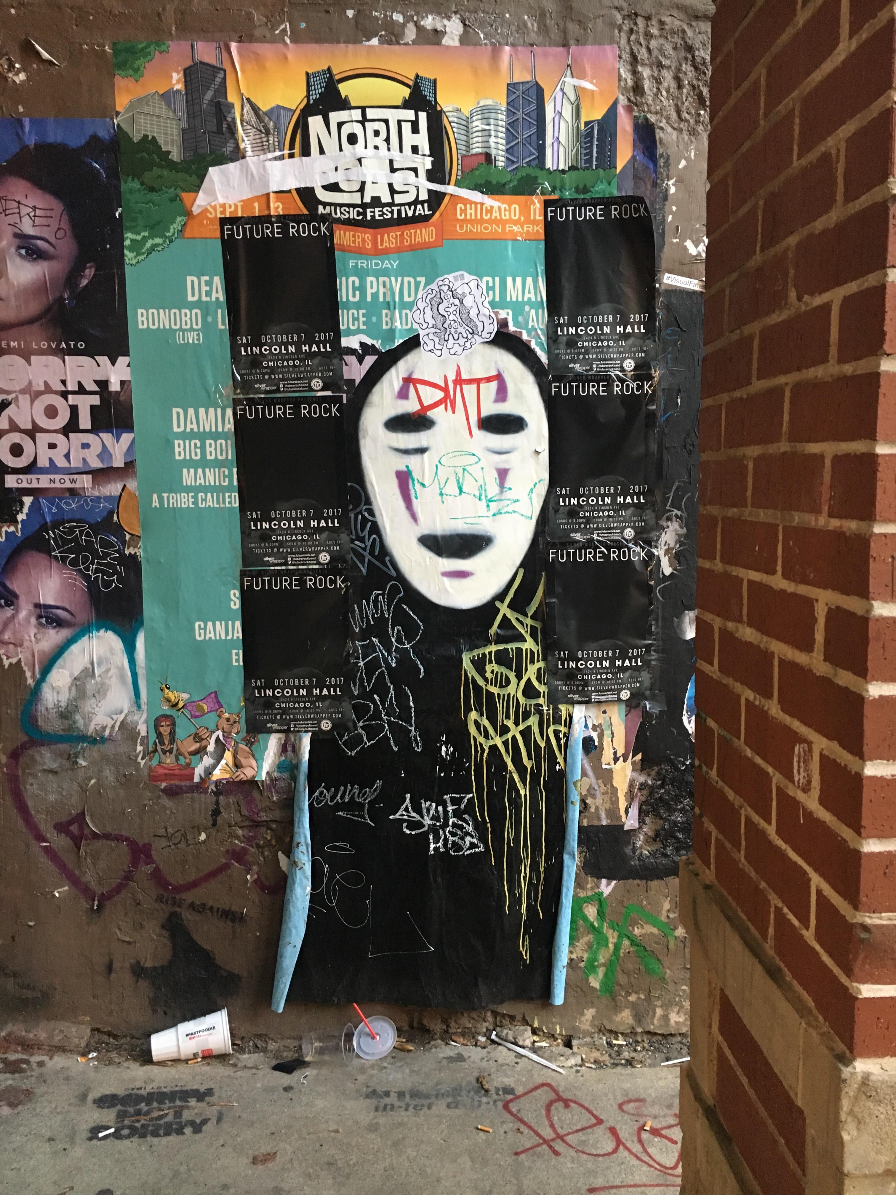 No face, Wicker Park, Chicago | Scrolller