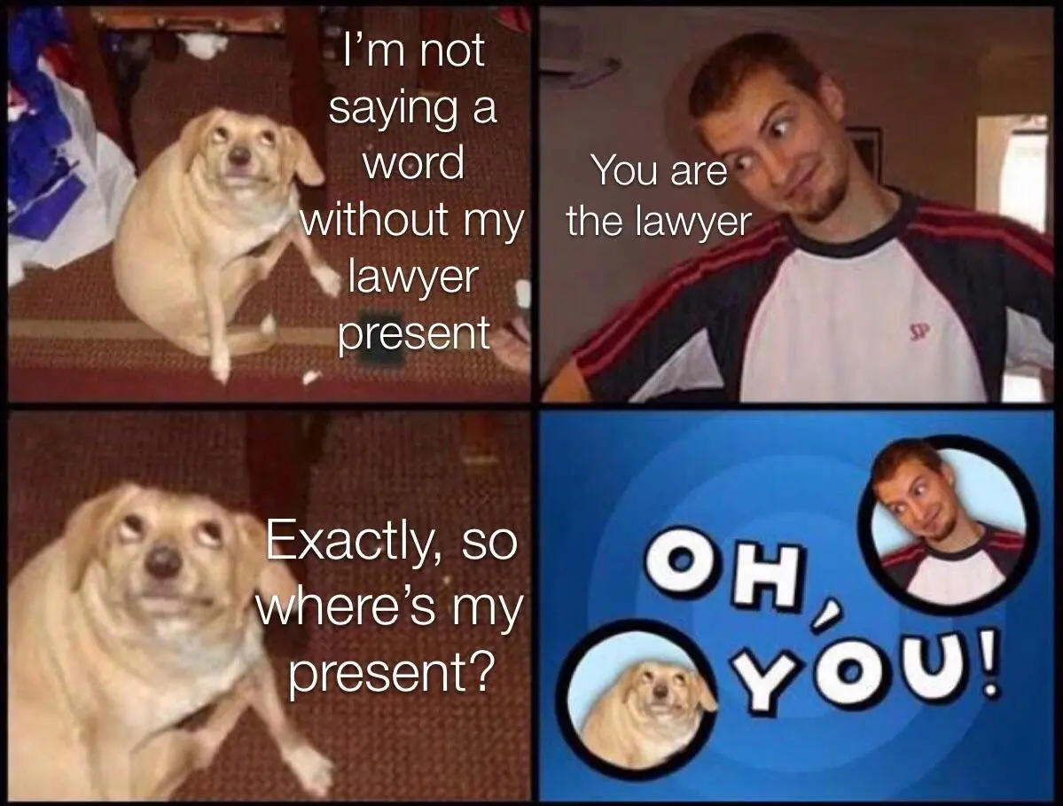 No no. He he’s a point