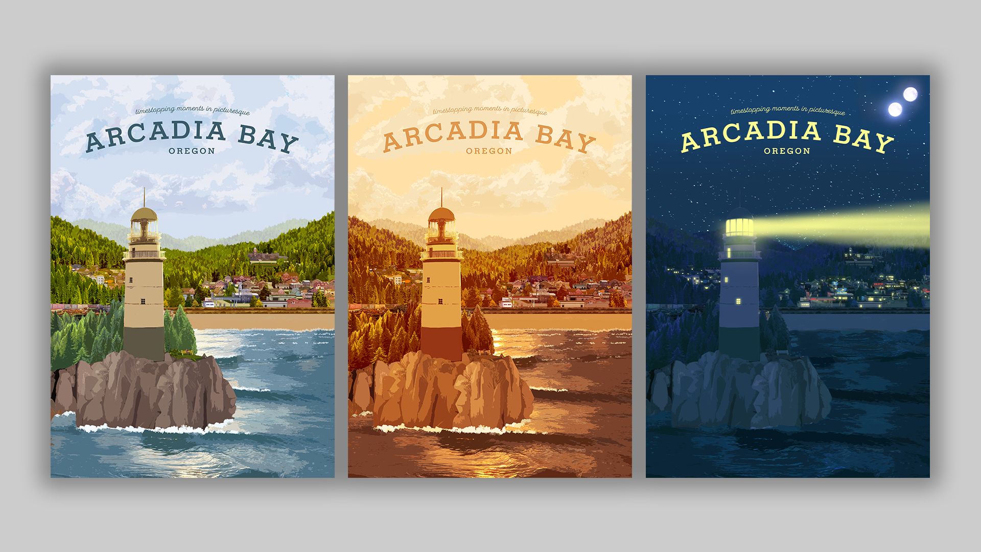 [NO SPOILERS] Arcadia Bay Travel Posters [OC] | Scrolller
