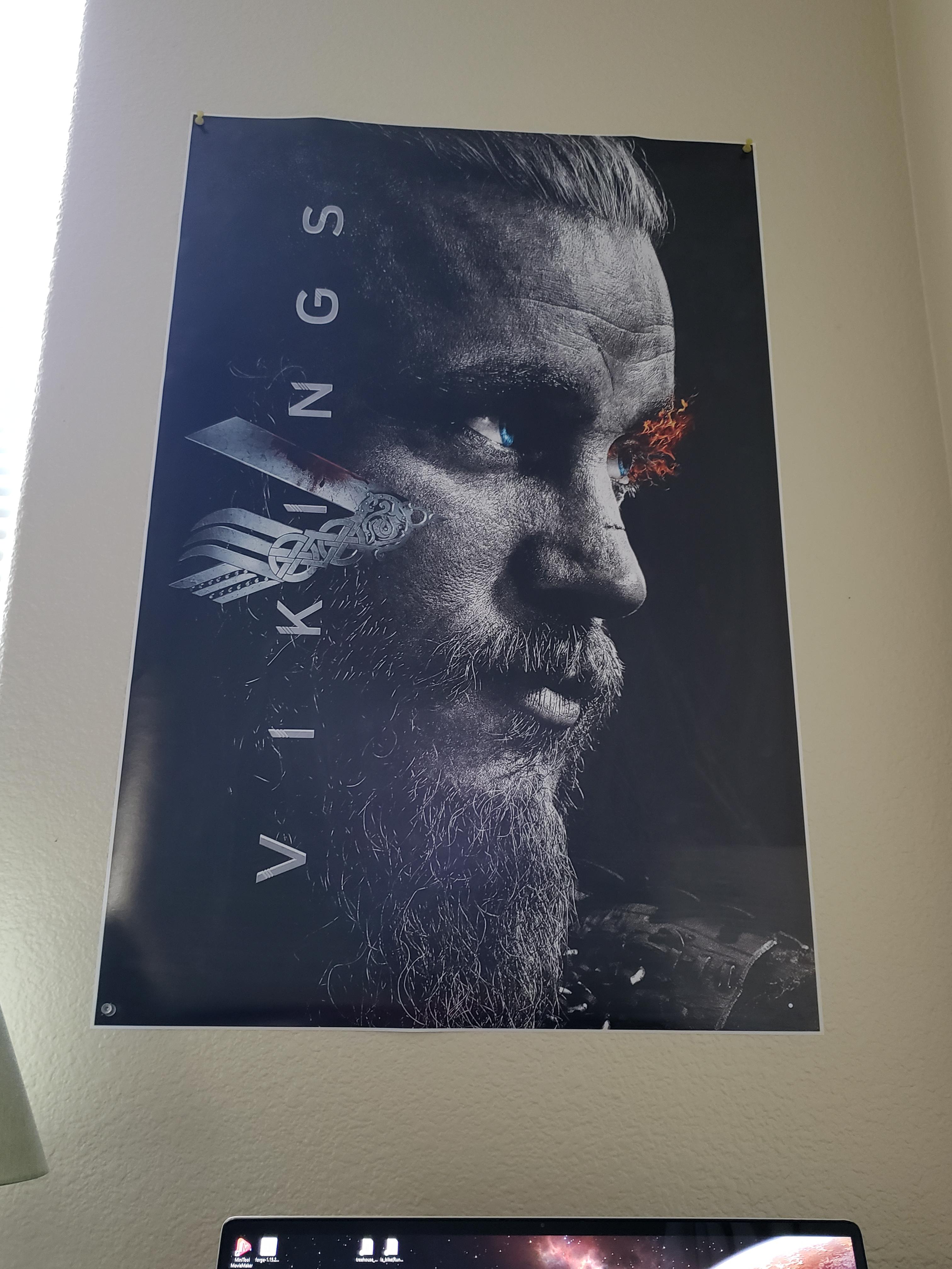 [No Spoilers] Just got my Ragnar poster. It looks pretty sick on my ...