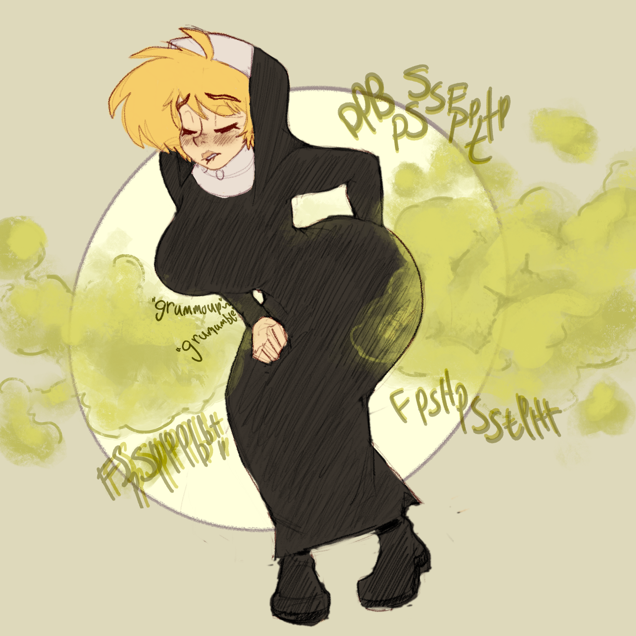 Nun farting (N/A)