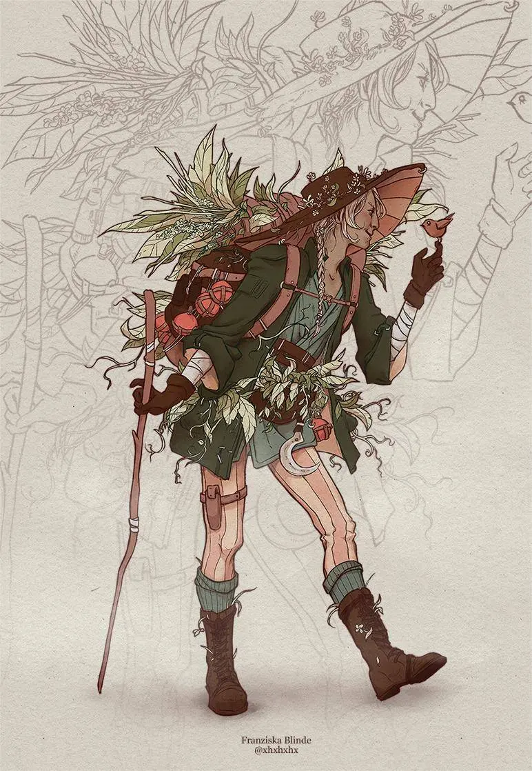 [OC][ART] Ilya - the happy wandering alchemist | commissioned piece ...