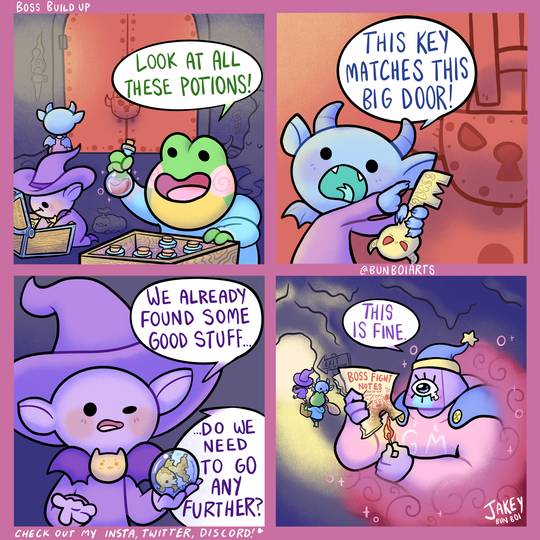[OC] Boss Build Up