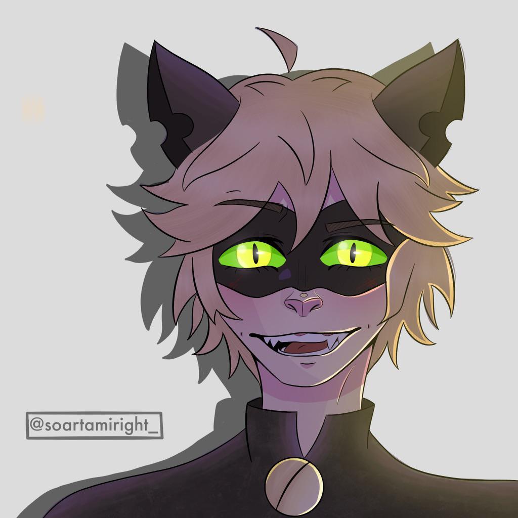 [OC] Chat noir! (Art by me! 😎) | Scrolller