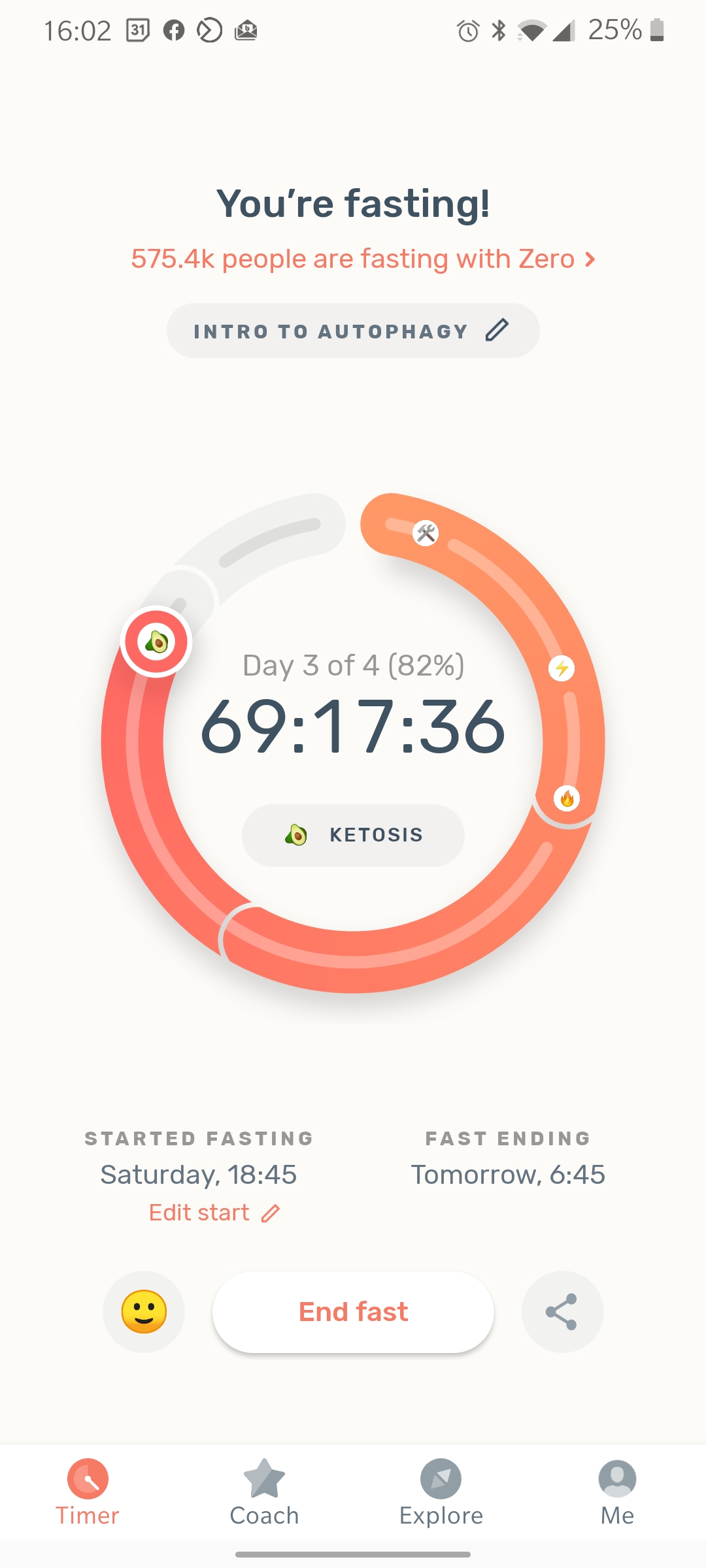 On the cusp of my longest fast ever and feeling goooood!! | Scrolller