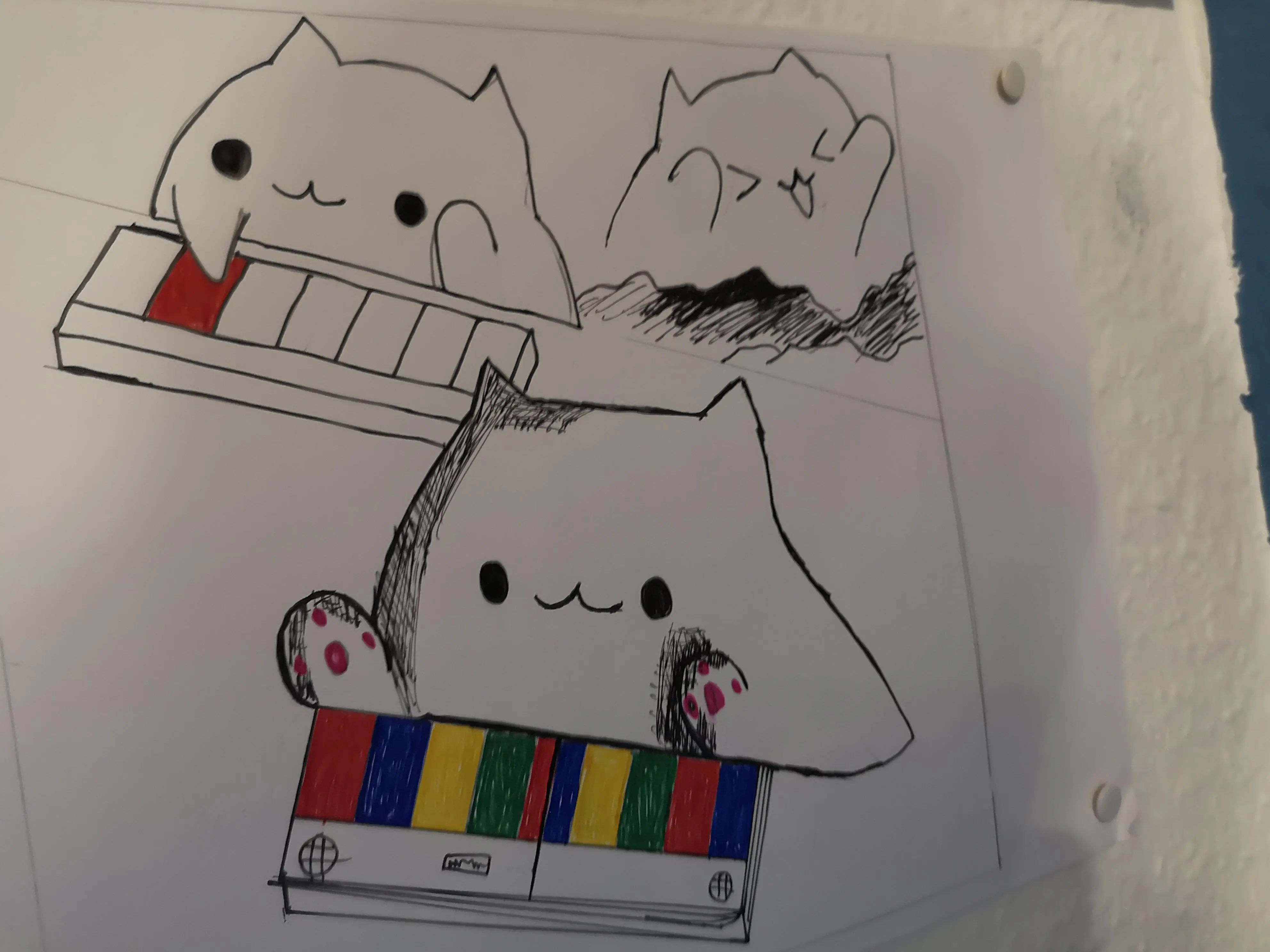 Bongo Cat Lab Own drawn Bongo cats. I did them during my exams for my 1st semester. I ...