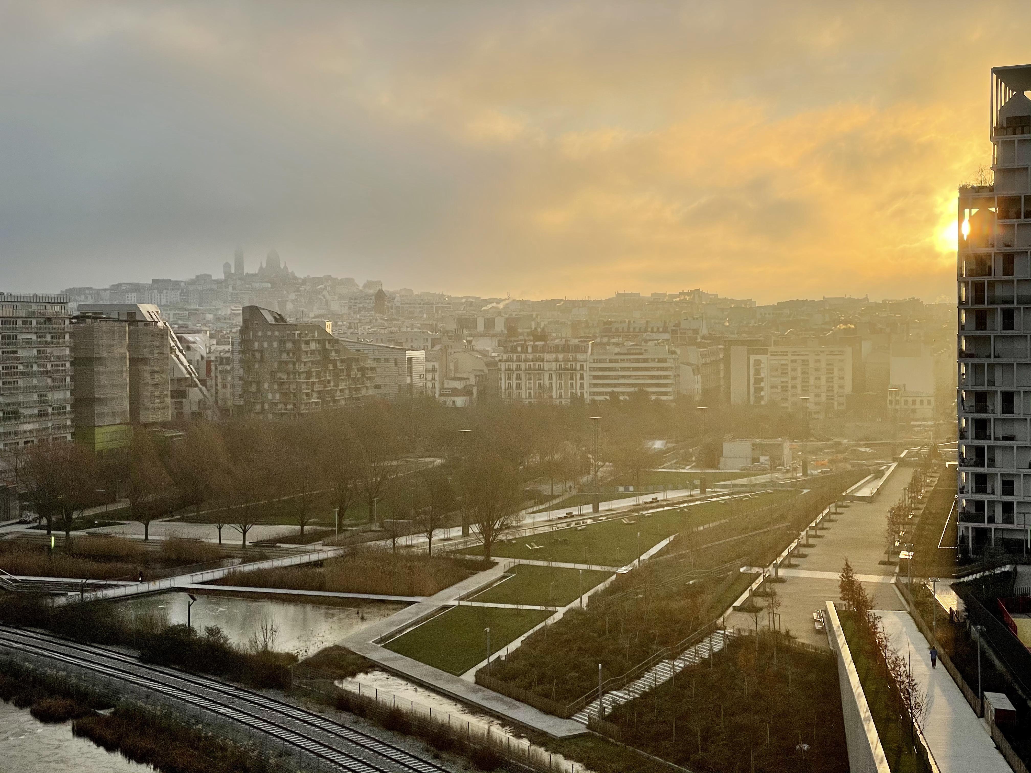 Parc Martin Luther King, Paris 17 10/01/2021 Scrolller