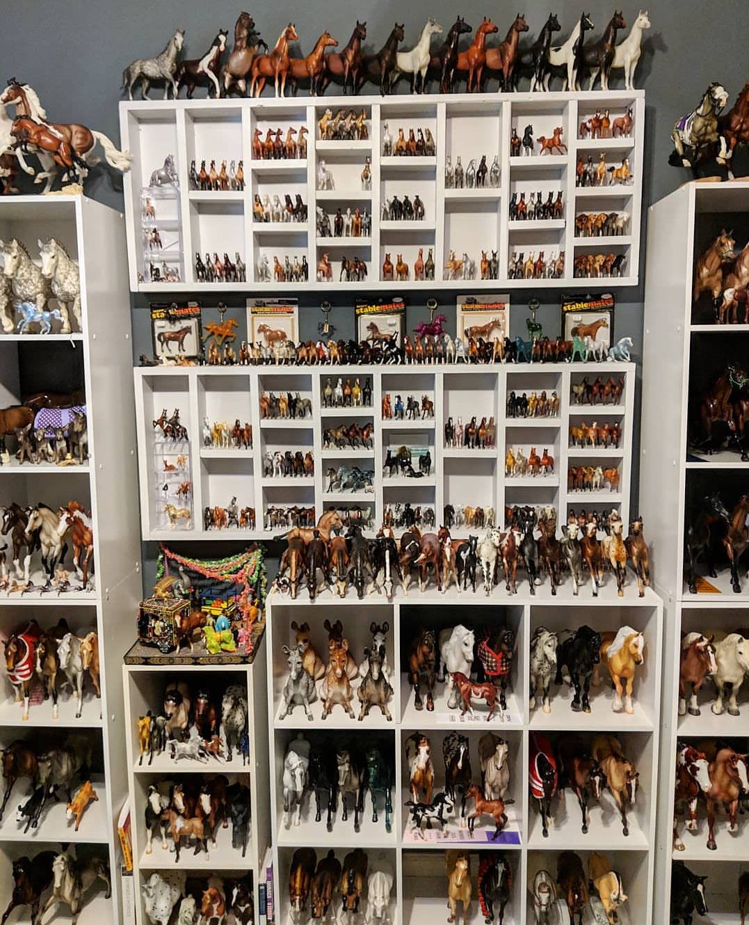 Part of my model horse collection. D Scrolller