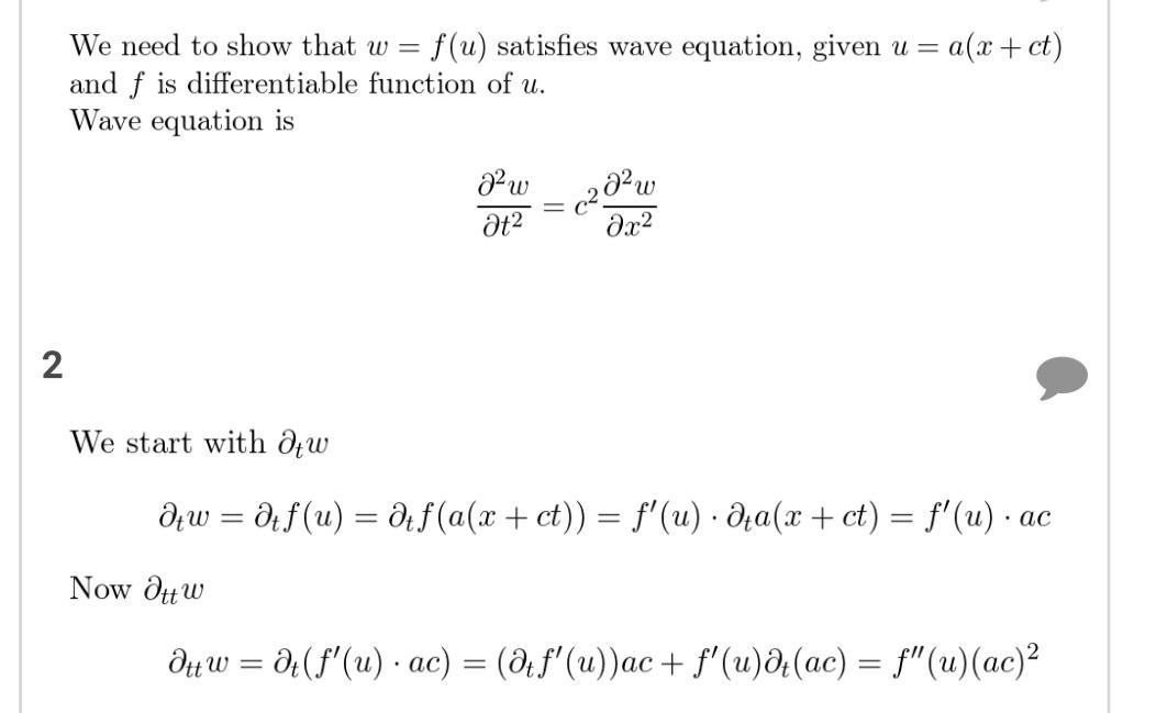 partial-differentation-wave-equation-help-why-is-the-2nd