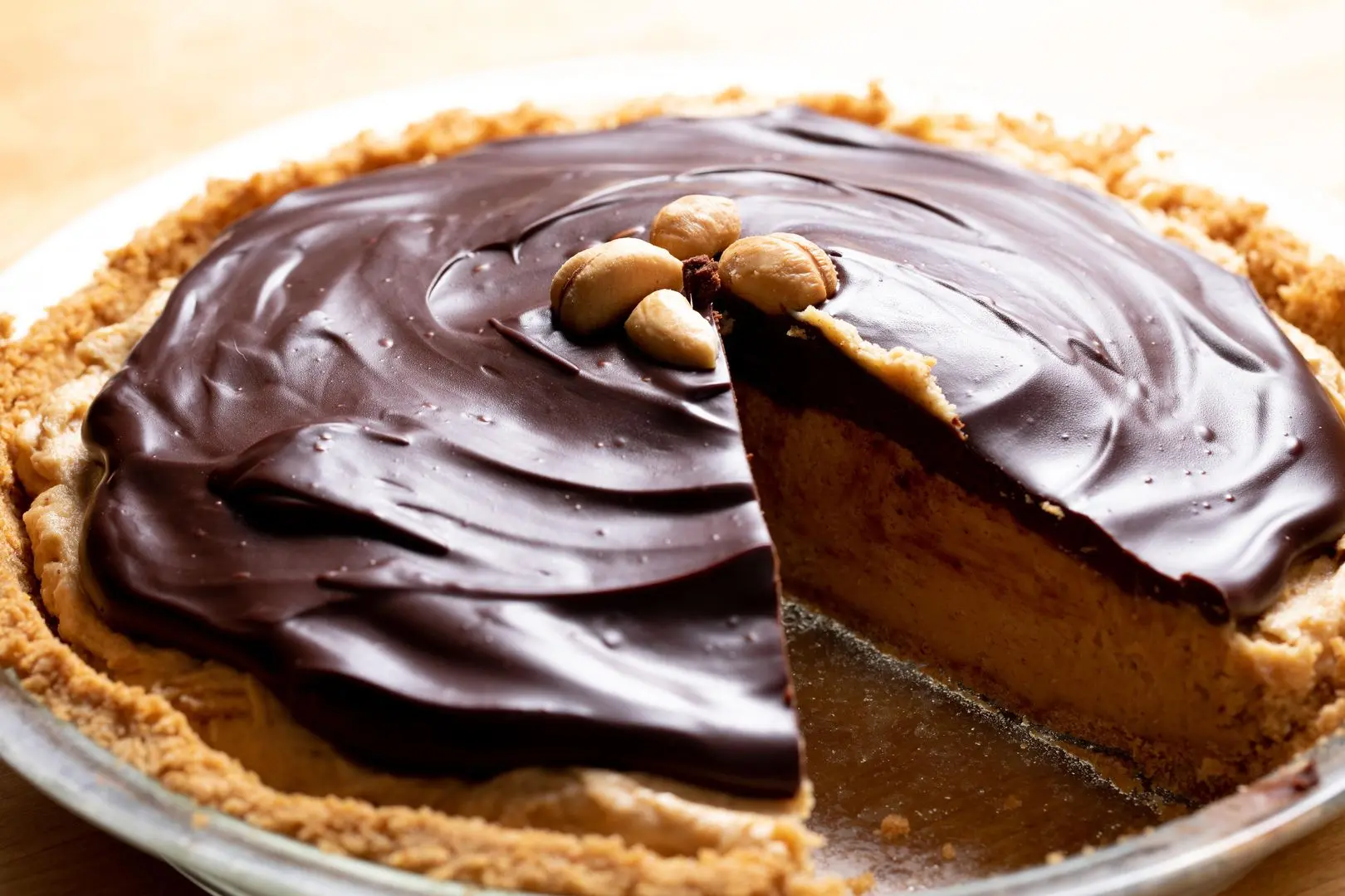 Peanut Butter Pie with Ganache (#26 of pie/week)[Recipe] | Scrolller