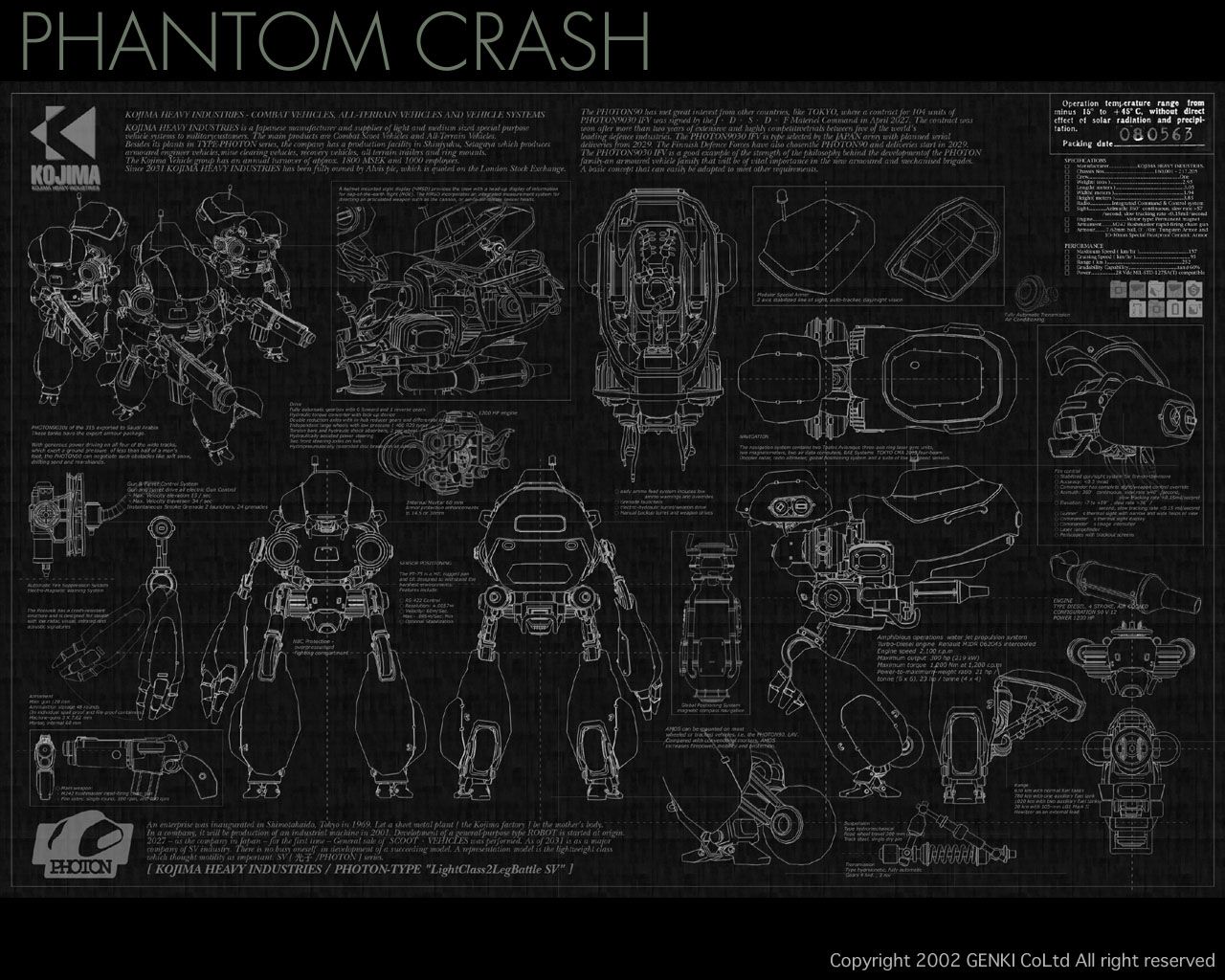 Phantom Crash Concept Art [Blueprints] | Scrolller