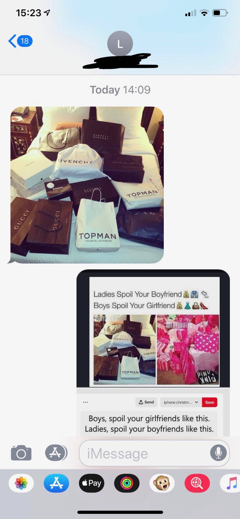 Picture my sister sent me Scrolller