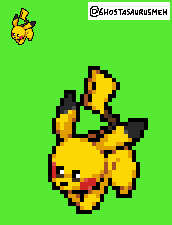 [Pixel Art / Pokémon] Electric Rodent ~Pikachu Sprite~ | Scrolller