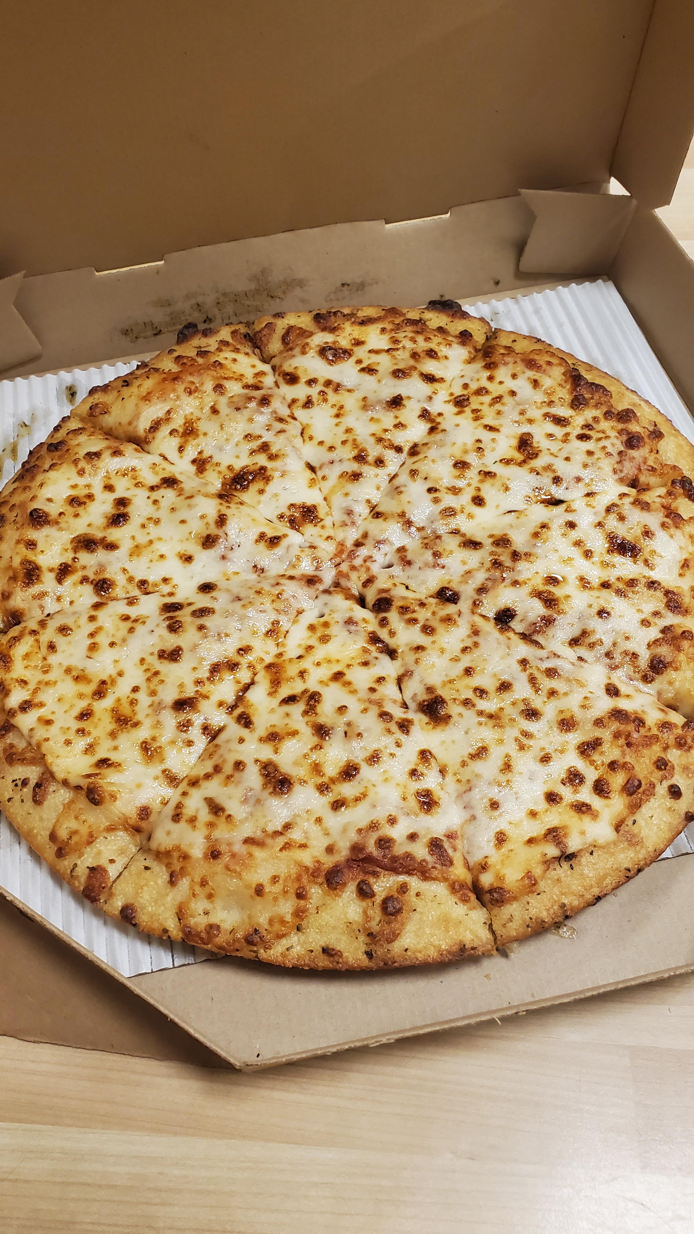 Pizza Hut has heartshaped pizza on their menu. i didn't buy it