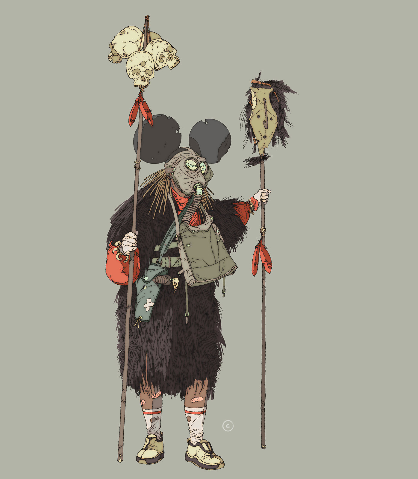 Post Apocalyptic Character Design By Calum Alexander Watt Scrolller