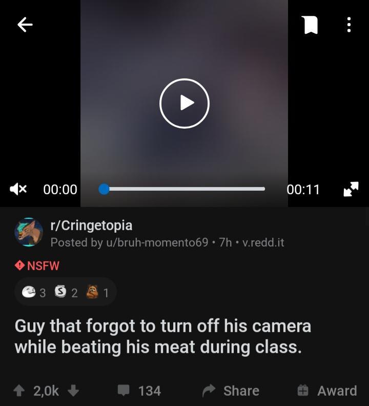 Posting video of a kid masturbating in a class. | Scrolller