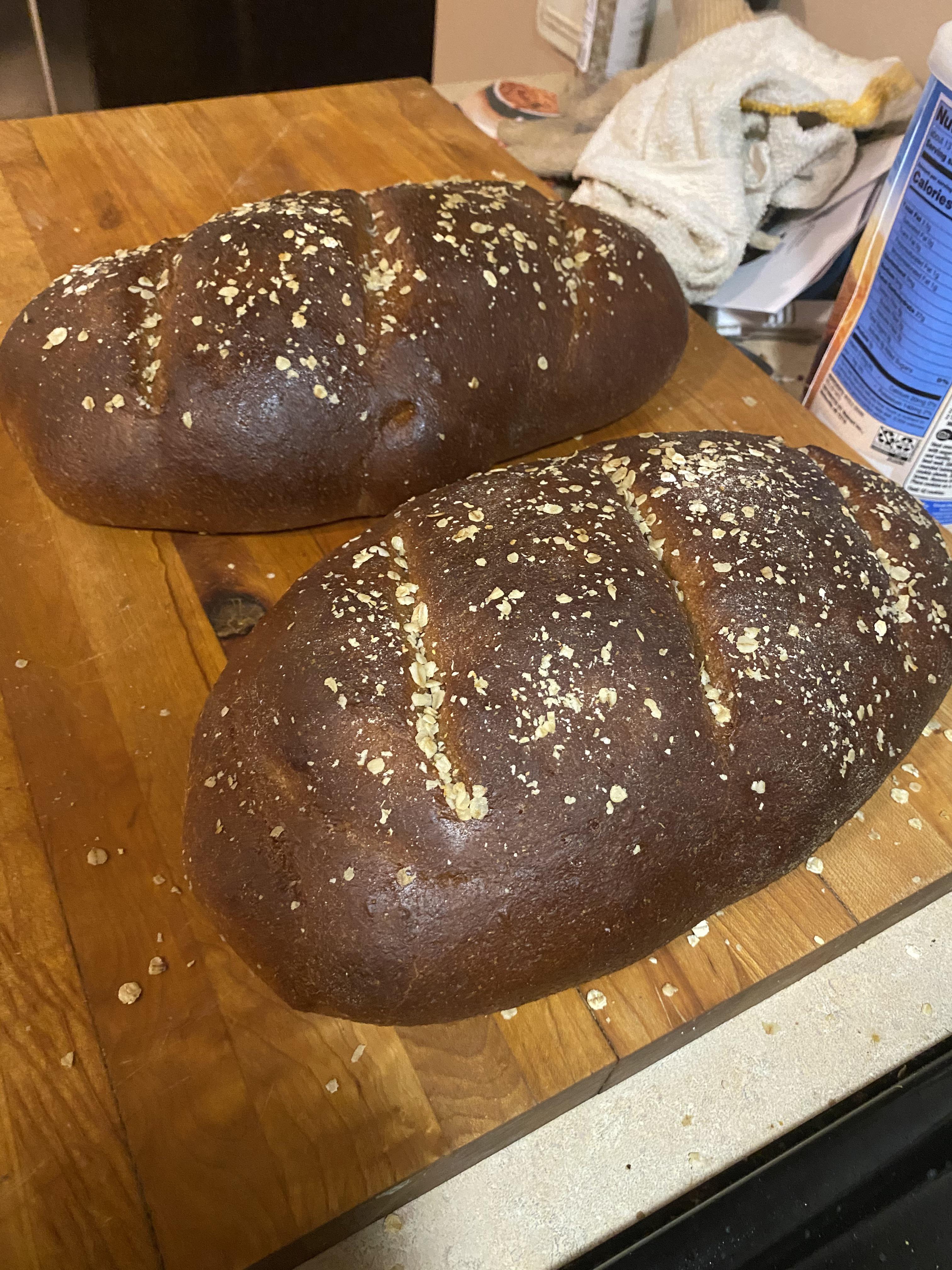 Pretty proud of this molasses brown bread Scrolller