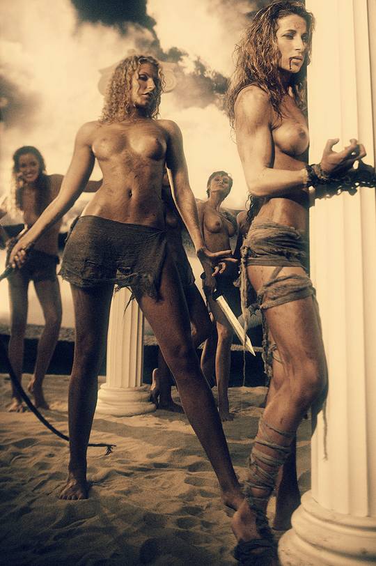 The panther girls tied her to the whipping post as punishment, little did they know she was post-orgasmic!