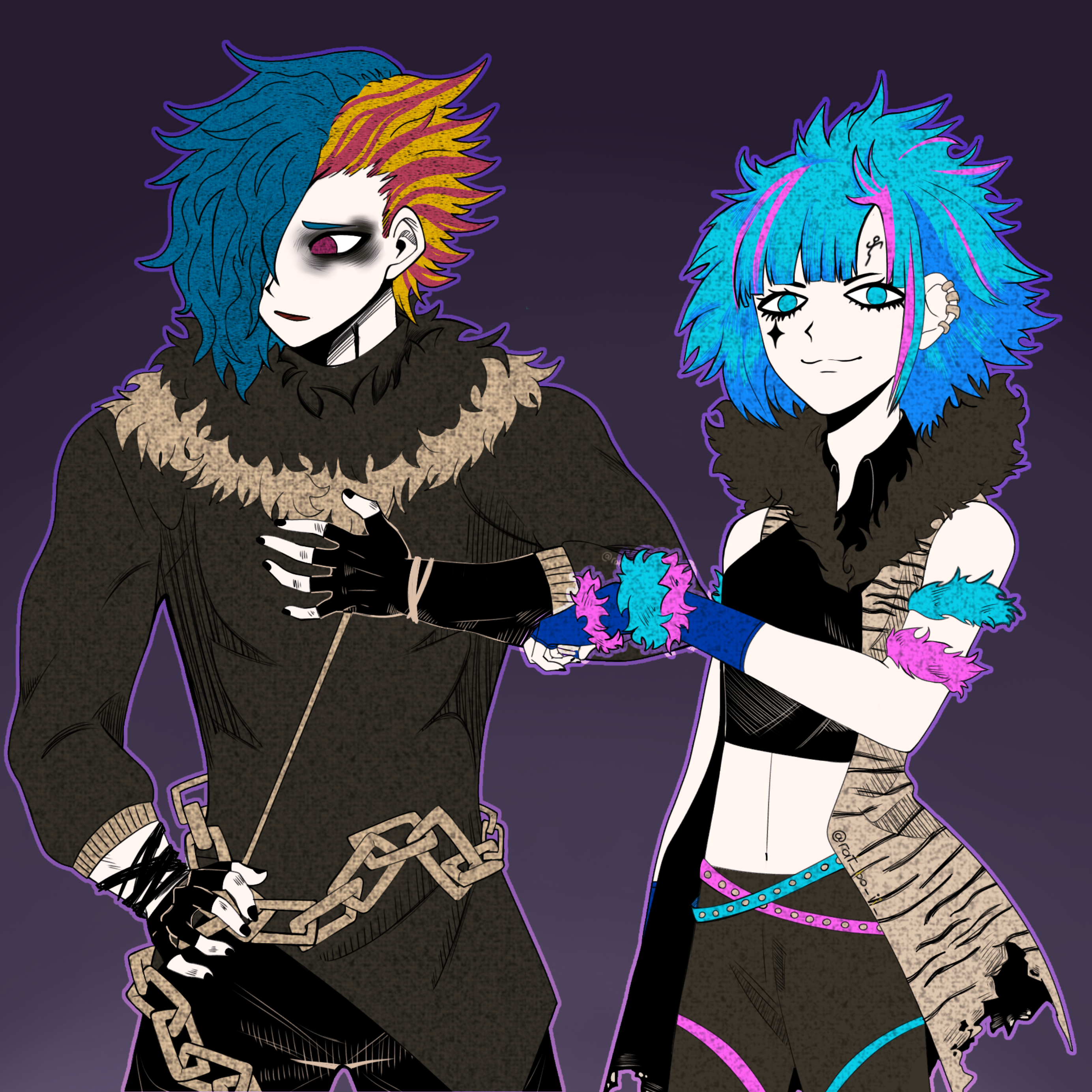 Punk b*tches :))) (sprite edit) | Scrolller