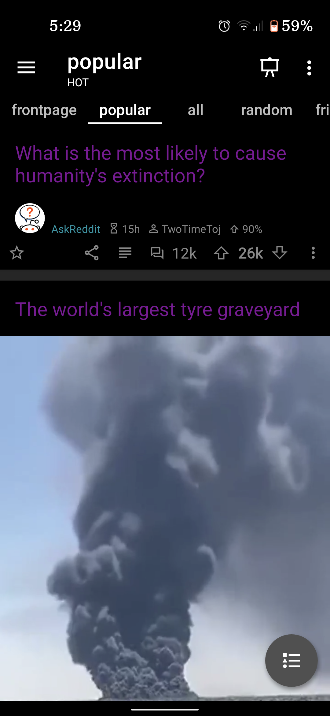 Questions and their answers on my feed. Scrolller