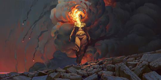 [/r/ImaginaryHellscapes] Emptiness by Akifa Shakhgeldi