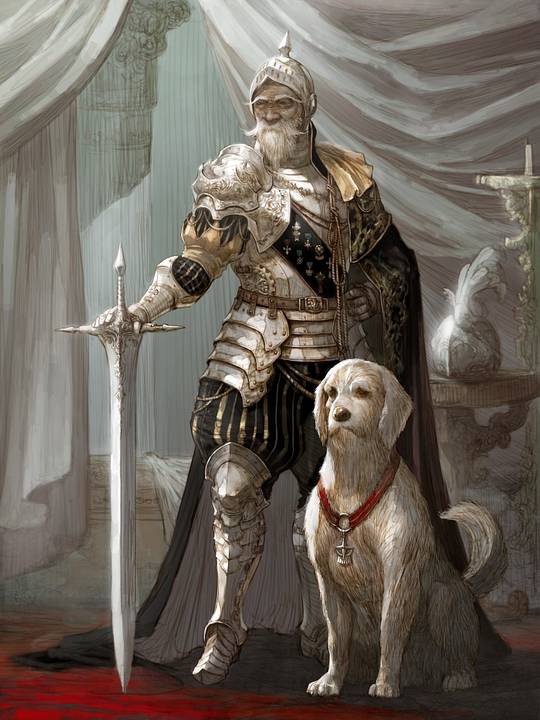 The retirement ceremony of an old knight by Kyoung Hwan Kim (x-post r/ImaginaryKnights)