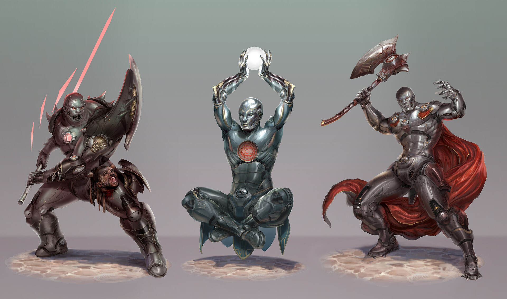 [/r/ImaginaryRobotics] Slaves of the Machine God by Mirco Paganessi ...