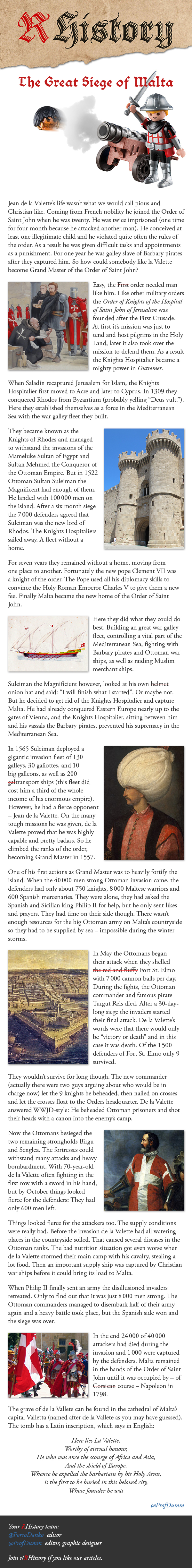 RHistory: The Great Siege of Malta | Scrolller