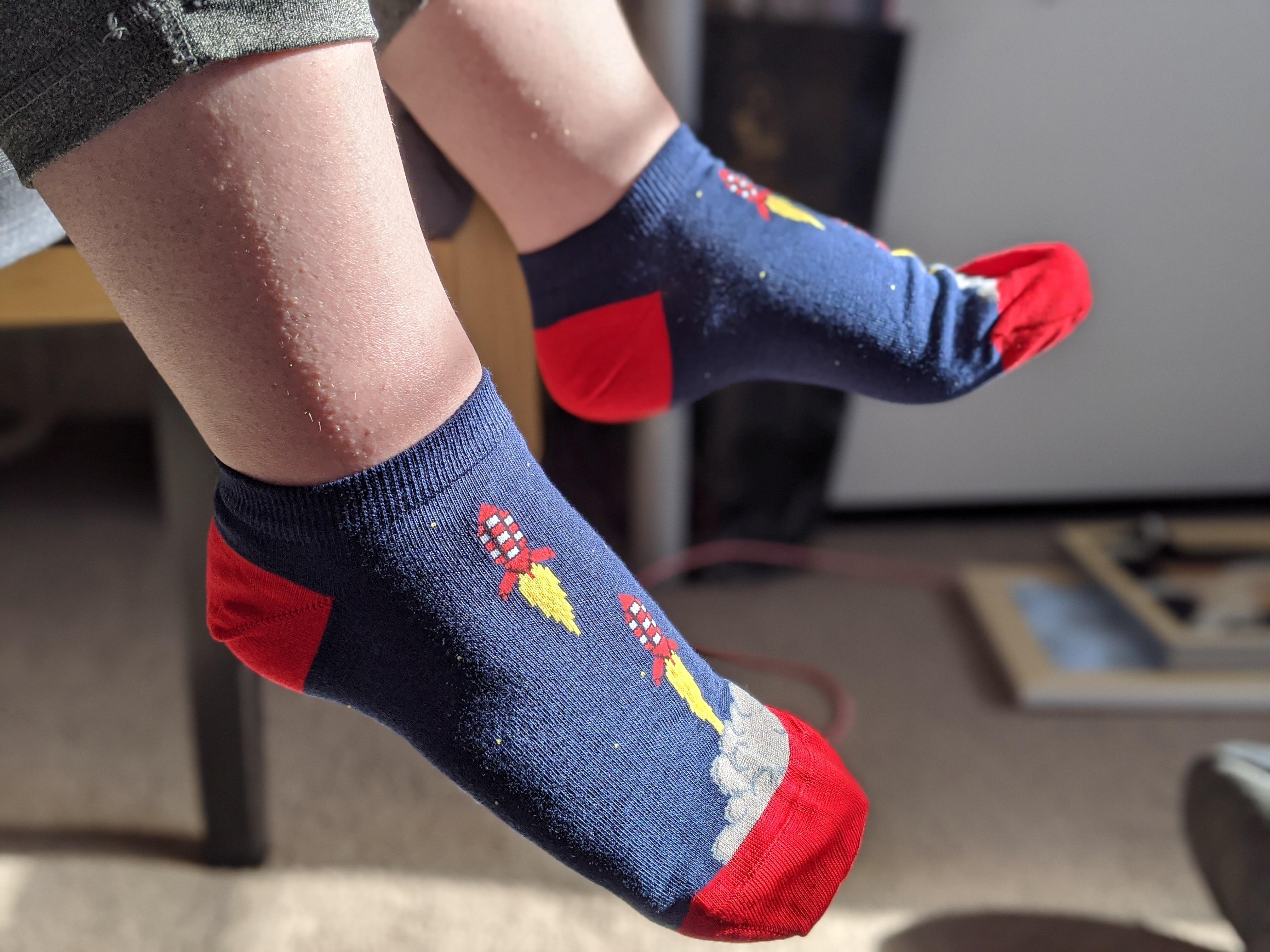 Rocket socks for today’s Space X Launch 🚀 | Scrolller