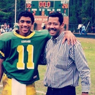 Russell Wilson's dad looks like Russell Wilson trying to dress up as