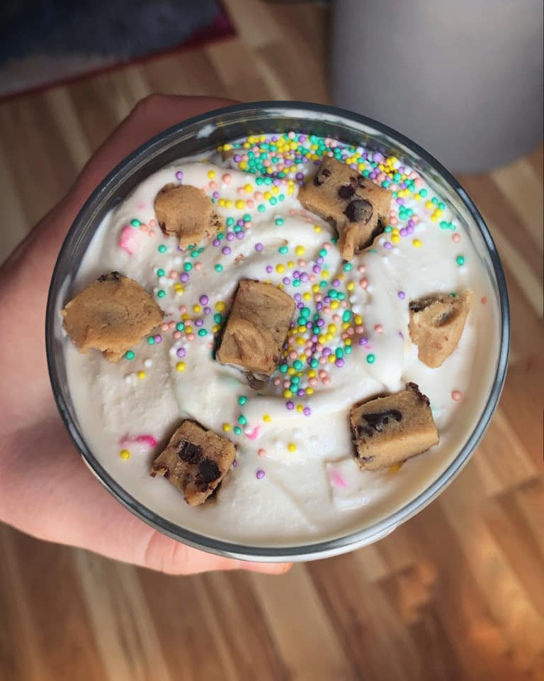 Salted, Malted, Sprinkled Cookie Dough Scrolller