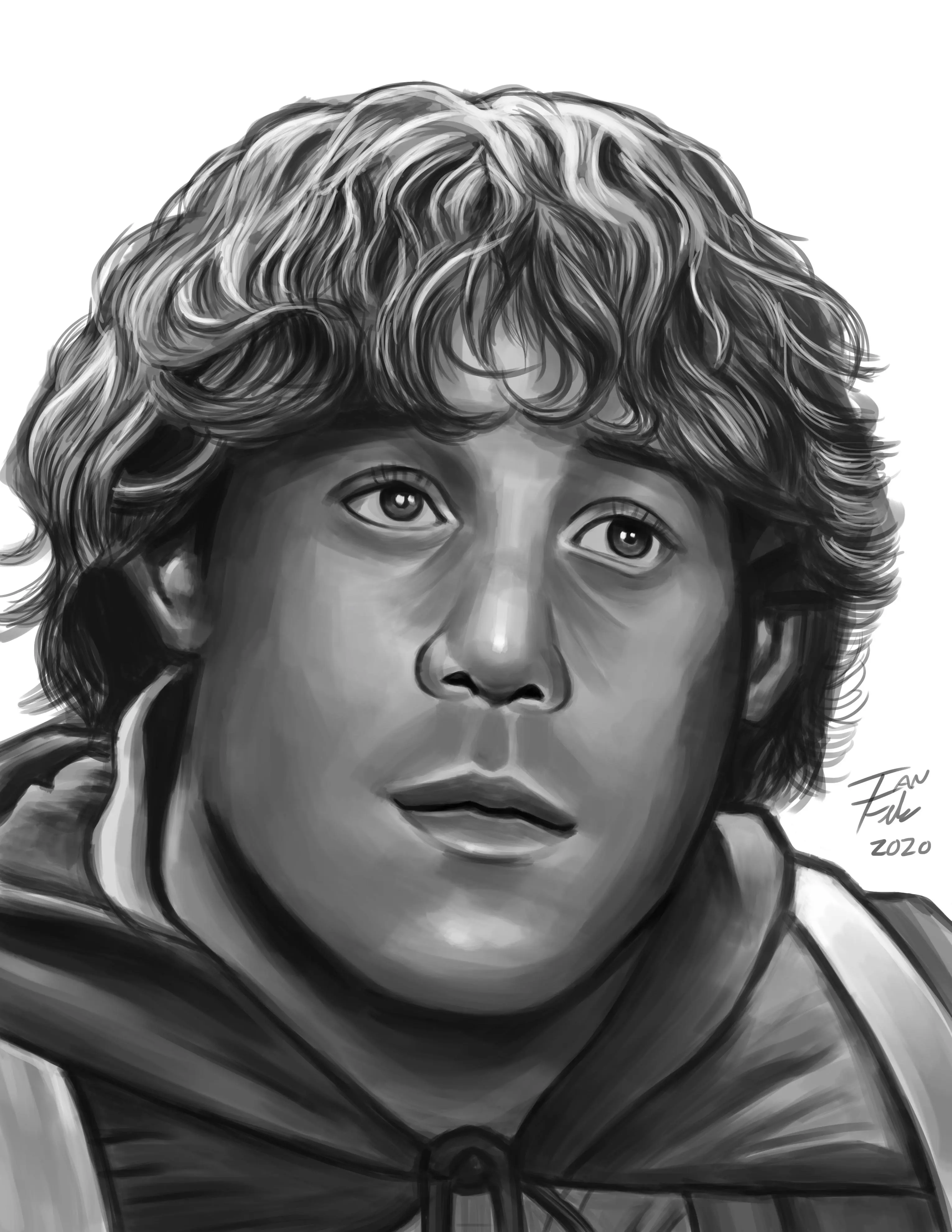Samwise digital painting created by me | Scrolller